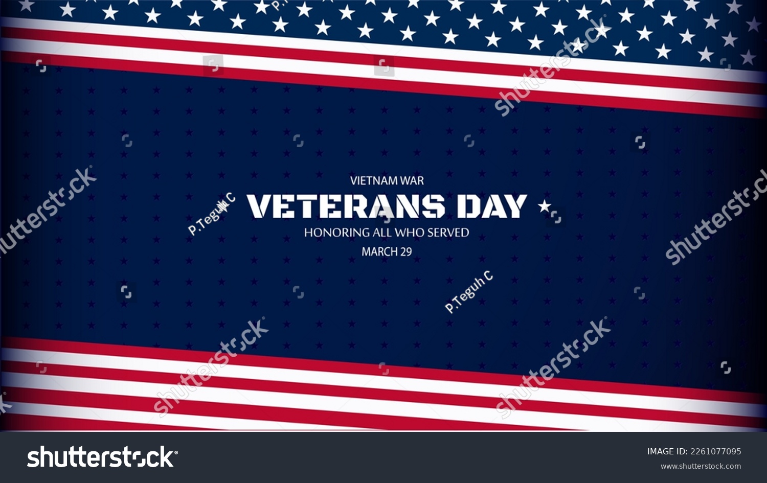 Happy National Vietnam War Veterans Day March 29 - Royalty Free Stock ...