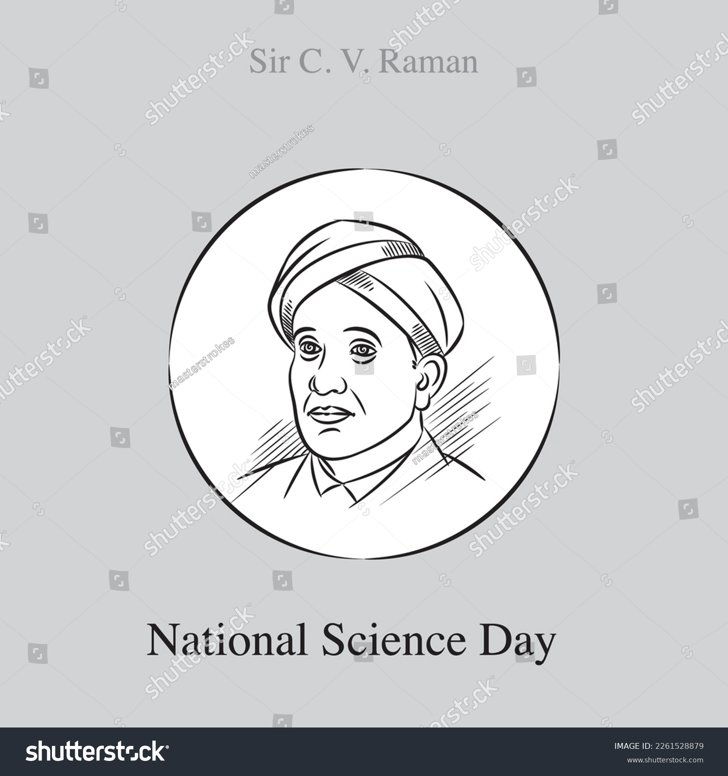 national science day line drawing vector - Royalty Free Stock Vector ...