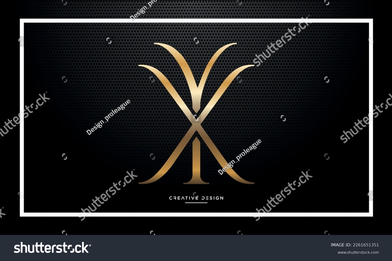 Alphabet Letters YX or XY Logo Icon monogram - Royalty Free Stock ...