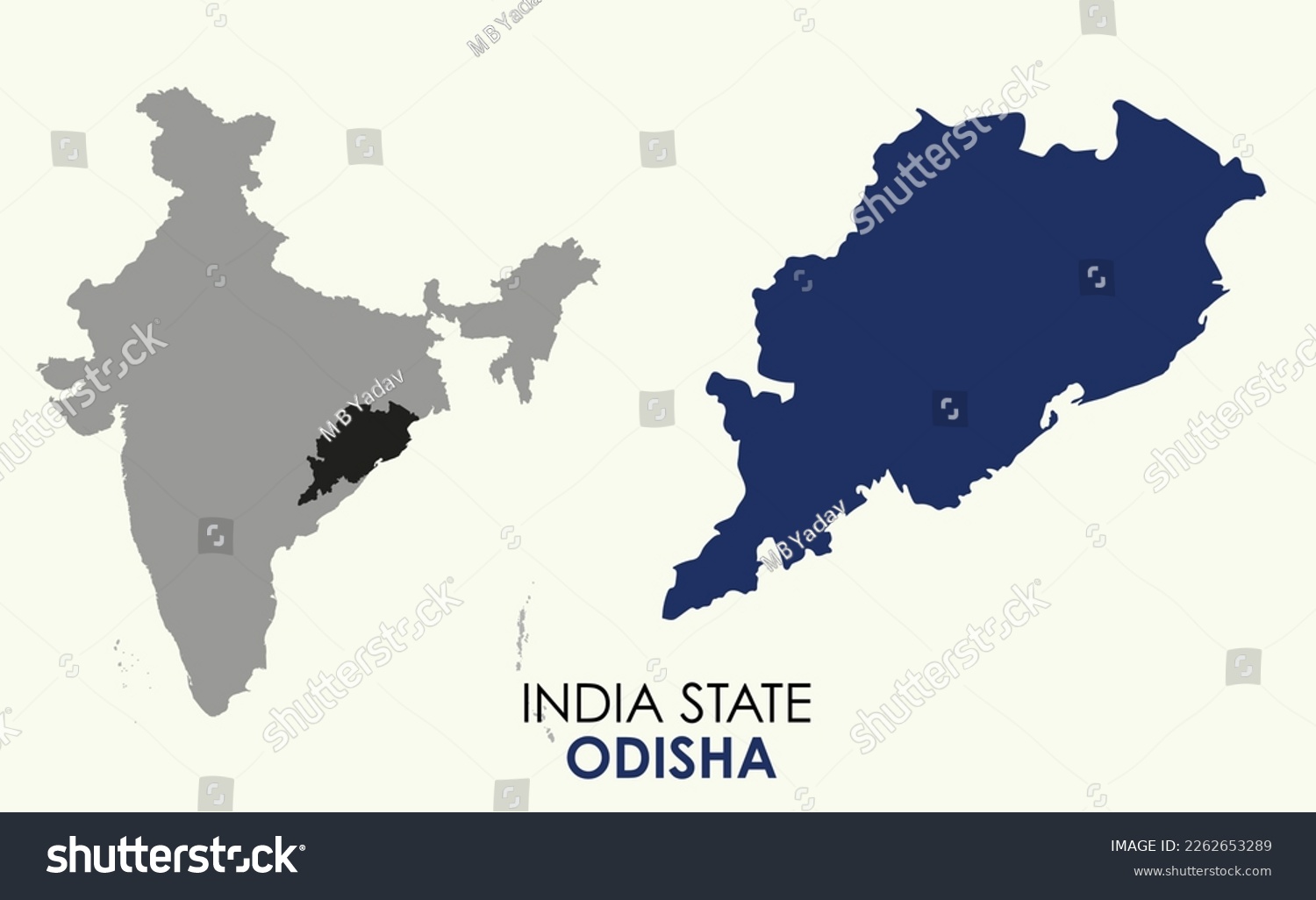 Map of Odisha , Map of Odisha with India, Map of - Royalty Free Stock ...