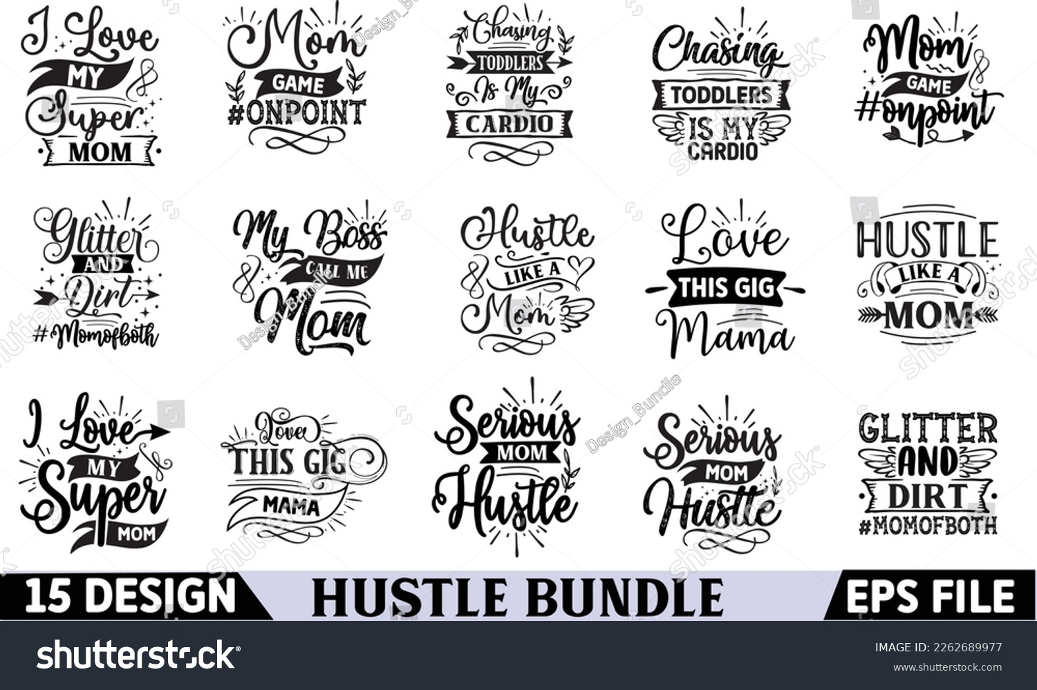 Hustle svg Bundle, Hustle svg design, Hustle - Royalty Free Stock ...