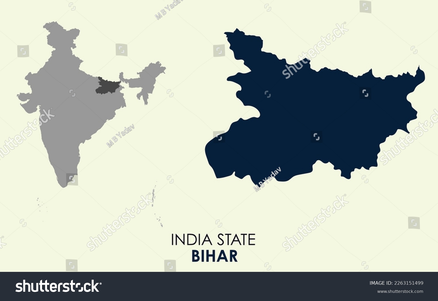 Map of Bihar , Map of Bihar with India, Map of - Royalty Free Stock ...