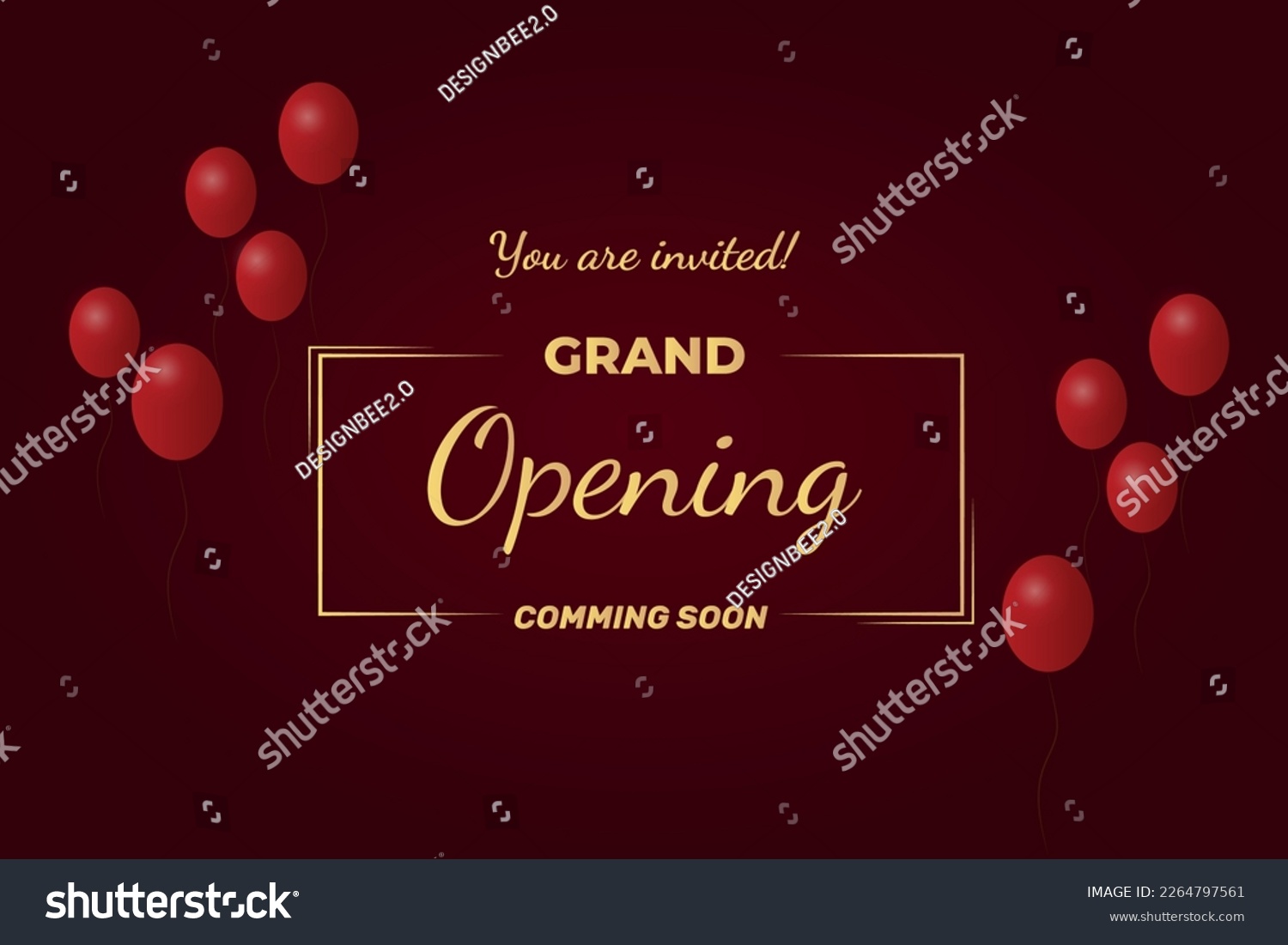 Grand opening flat vector illustration - Royalty Free Stock Vector ...