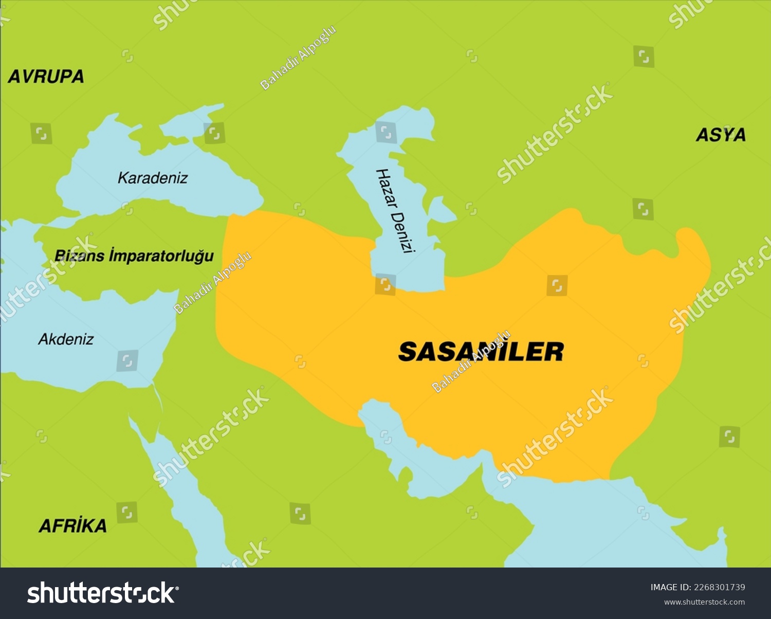 sassanids map, historical Turkish map - Royalty Free Stock Vector ...