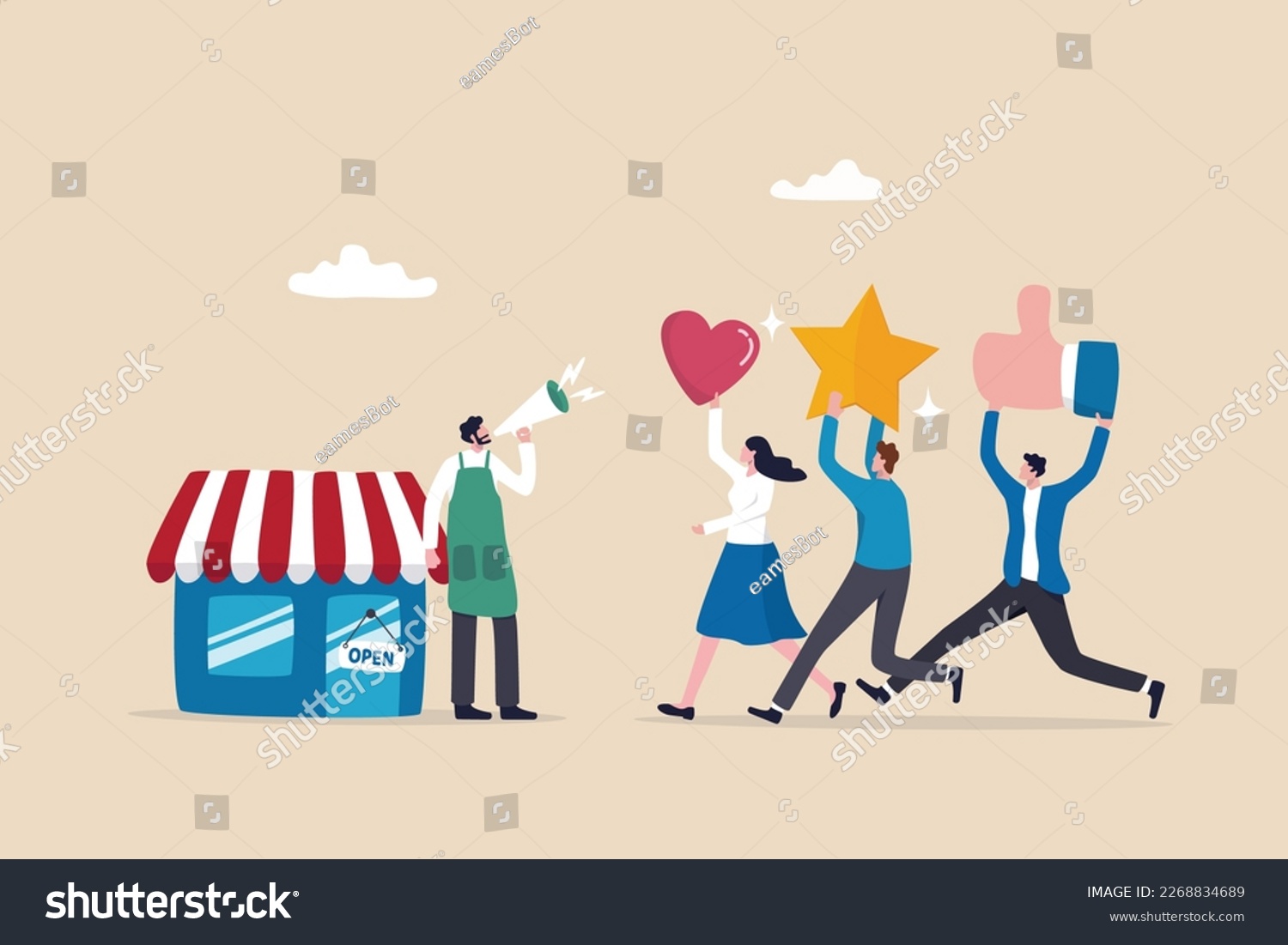 Customer loyalty or retention, marketing - Royalty Free Stock Vector ...