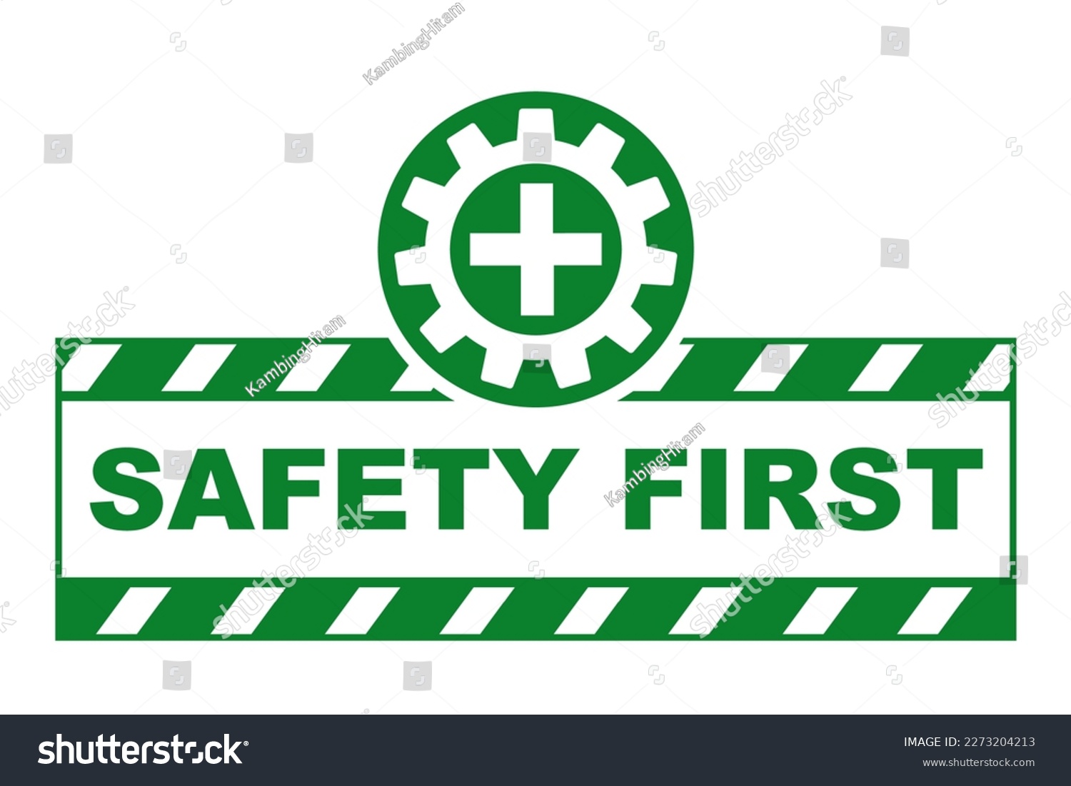 safety first signage warning design printable - Royalty Free Stock ...
