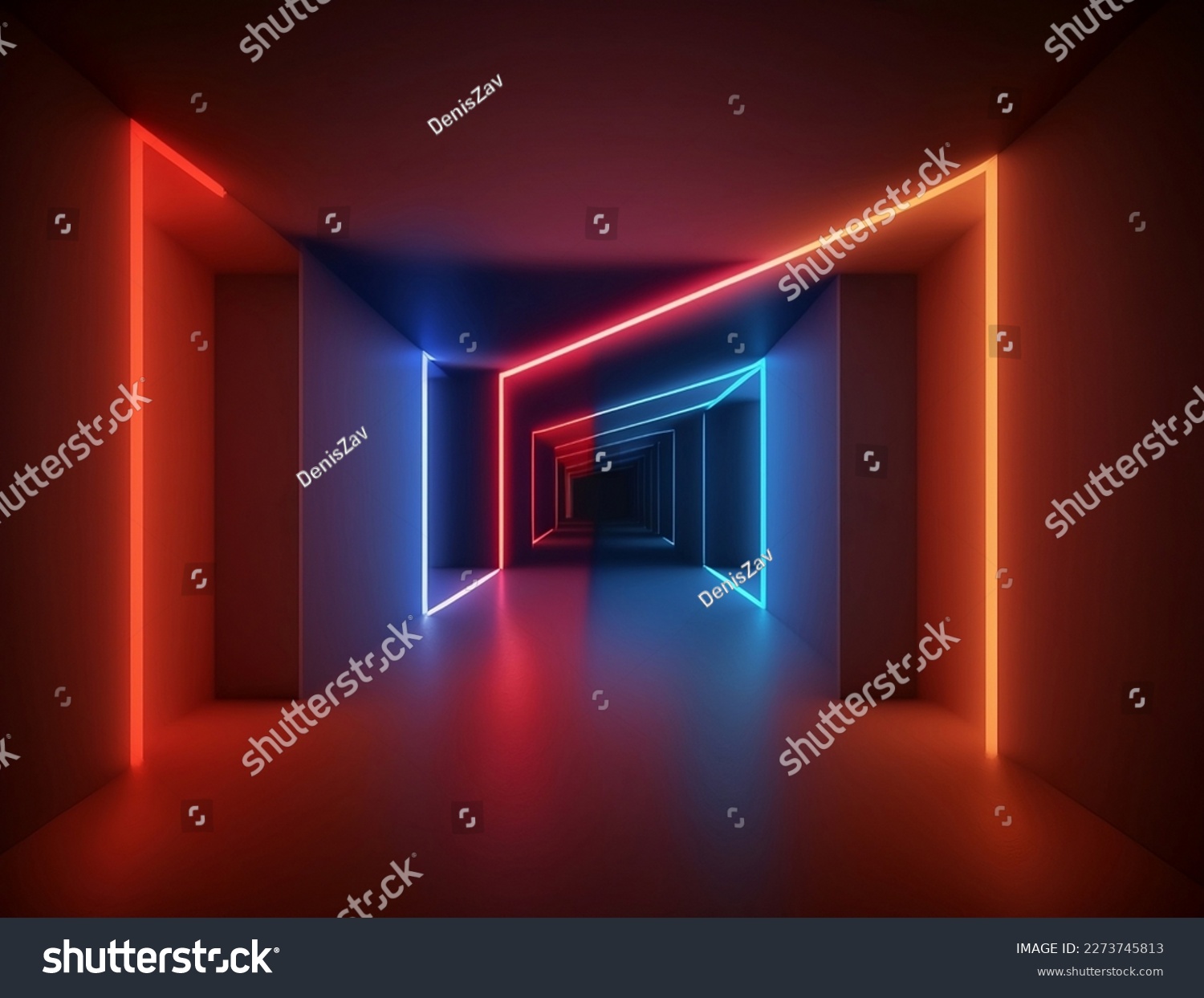 3d rendering, glowing lines, neon lights, abstract psychedelic background, ultraviolet, vibrant colors High quality photo #2273745813