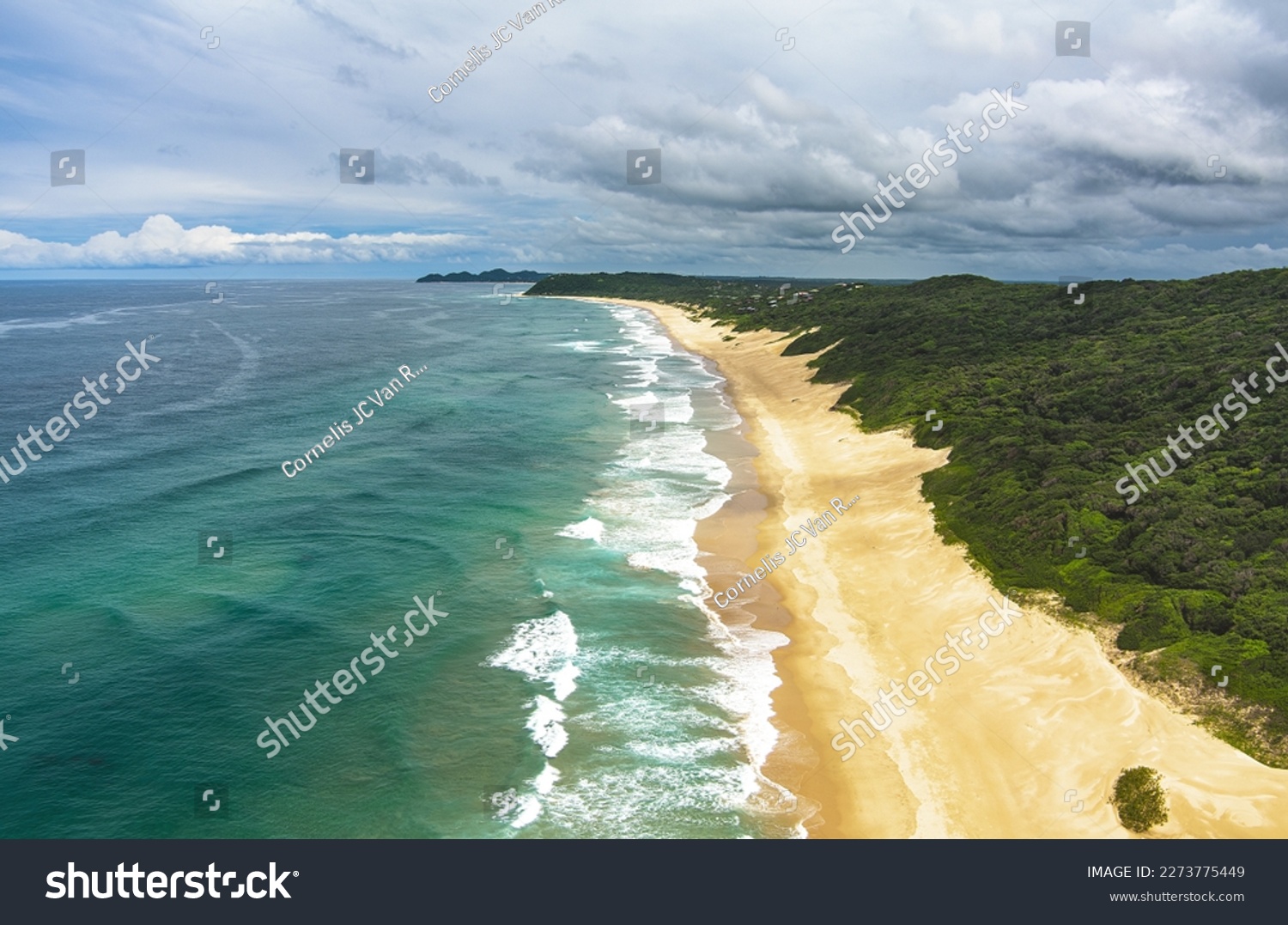Drone view of Mozambique beaches #2273775449