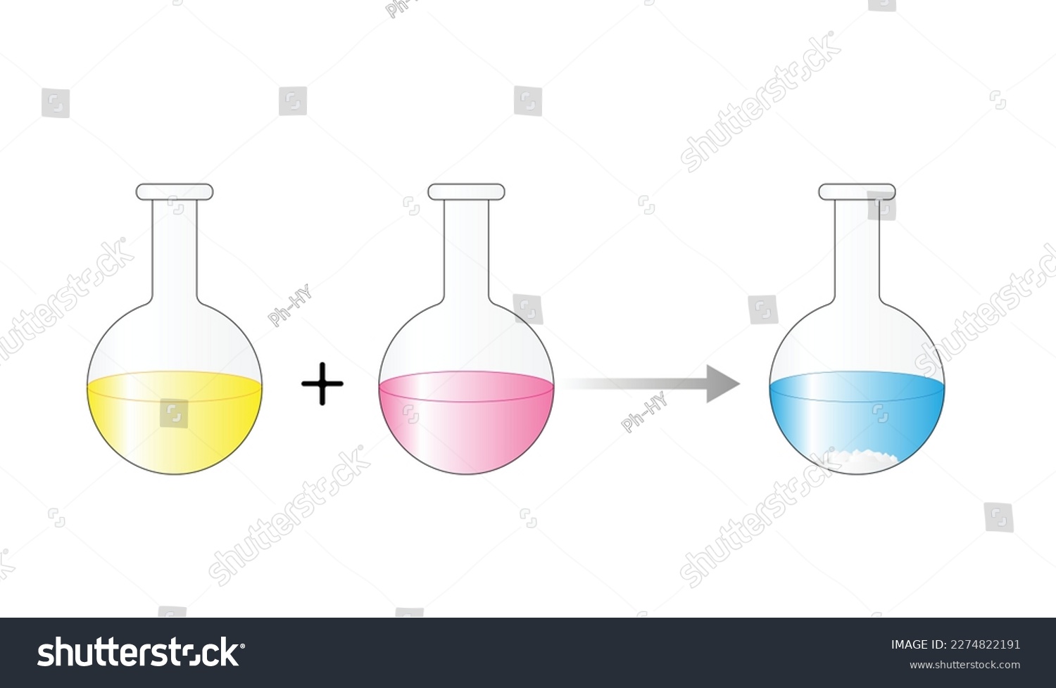 Acid–base reaction. chemical reaction - Royalty Free Stock Vector ...