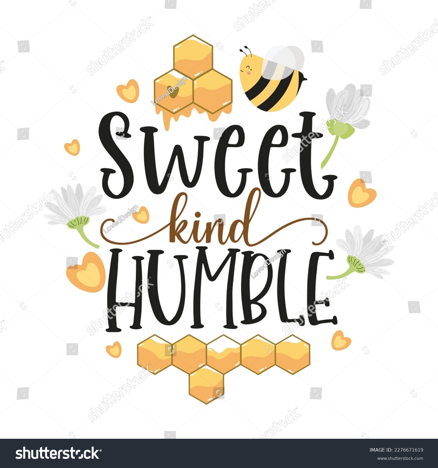 Bee Quotes Illustration. Motivational - Royalty Free Stock Vector ...