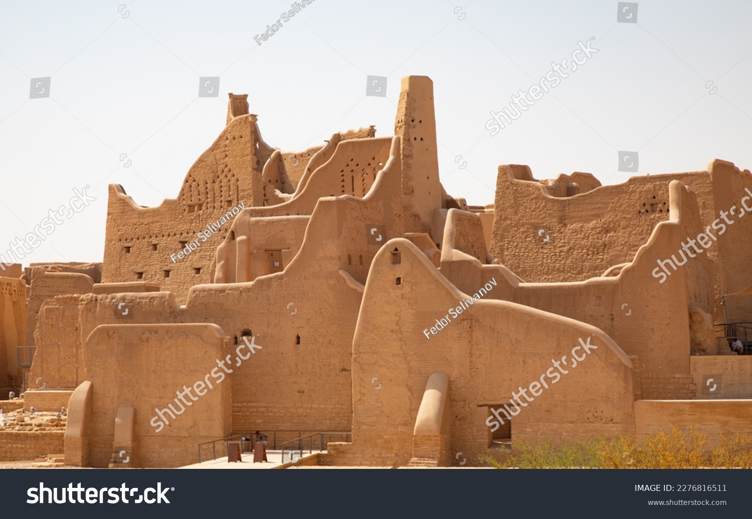 Streets of the old city Diriyah near Ar Riyadh, Kingdom of Saudi Arabia #2276816511