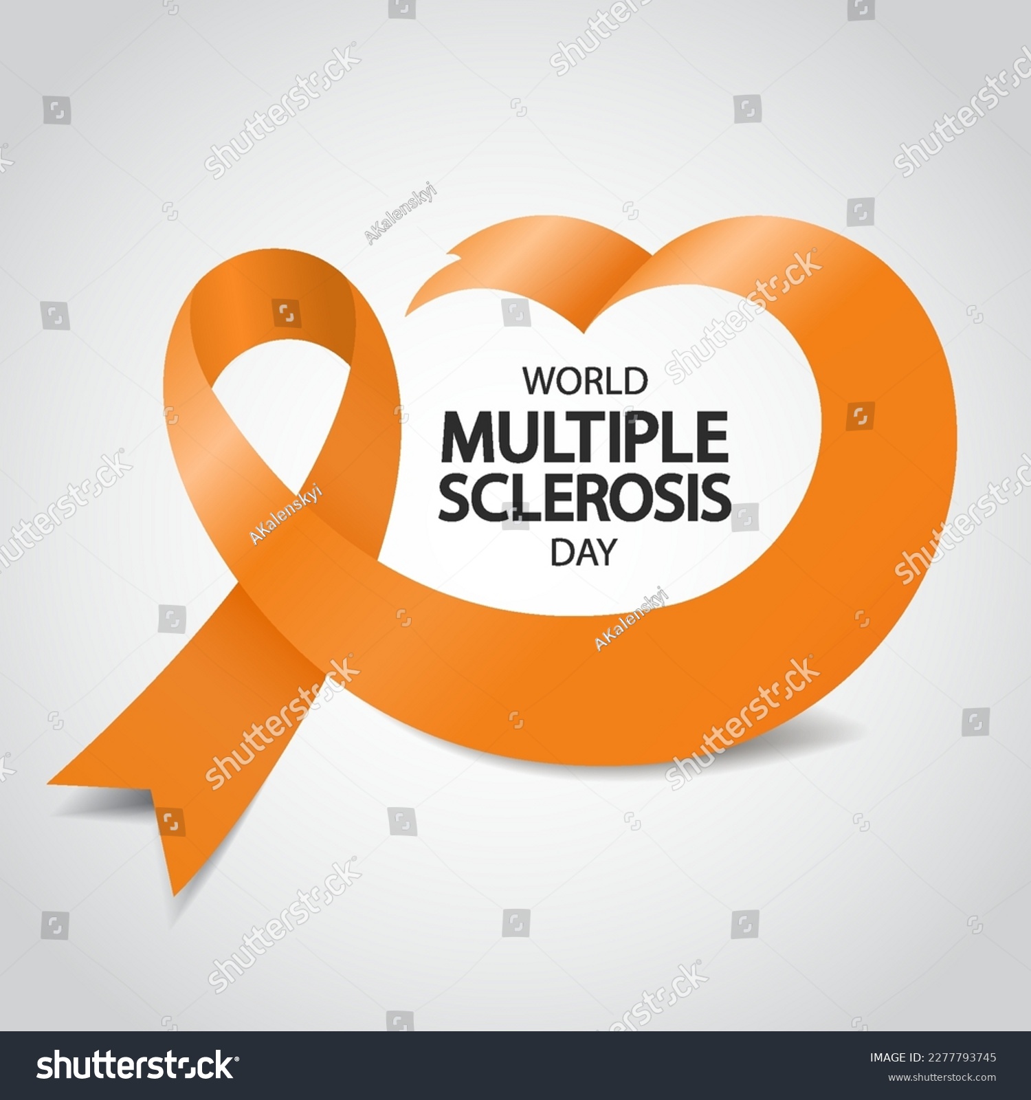 Vector Illustration of World Multiple Sclerosis - Royalty Free Stock ...