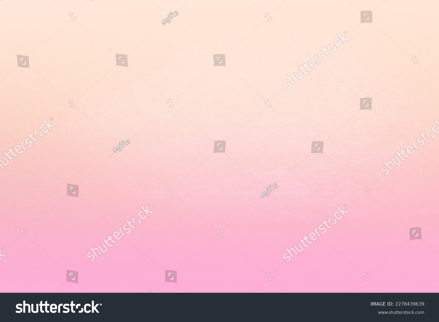 Pale pink sweet two tone color gradation with light orange on recyclable cardboard box paper texture background with space #2278439639