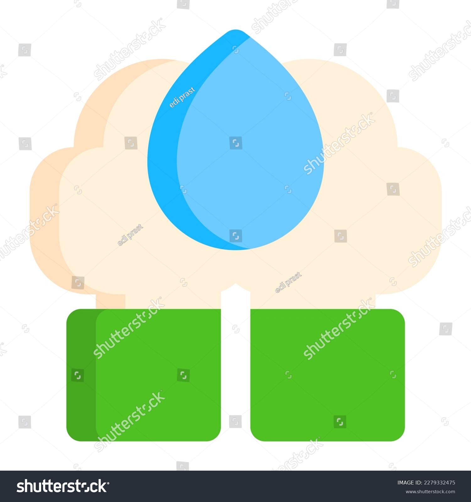 Wudhu in flat icon. Washing hands, moslem, pray, - Royalty Free Stock ...