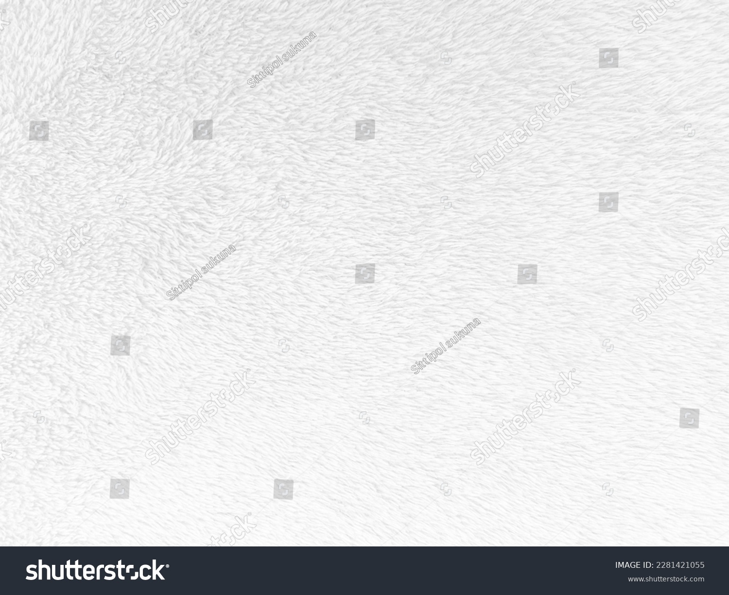 White clean wool texture background. light natural sheep wool. white seamless cotton. texture of fluffy fur for designers. close-up fragment white wool carpet.	 #2281421055