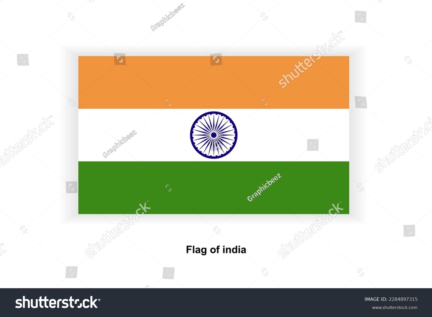 Indian flag vector illustration, national - Royalty Free Stock Vector ...