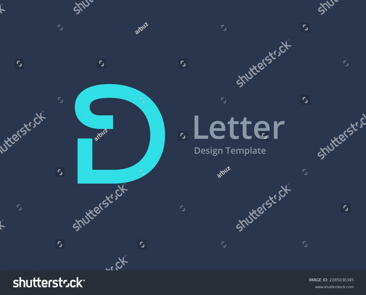 Letter D logo icon design template elements - Royalty Free Stock Vector ...