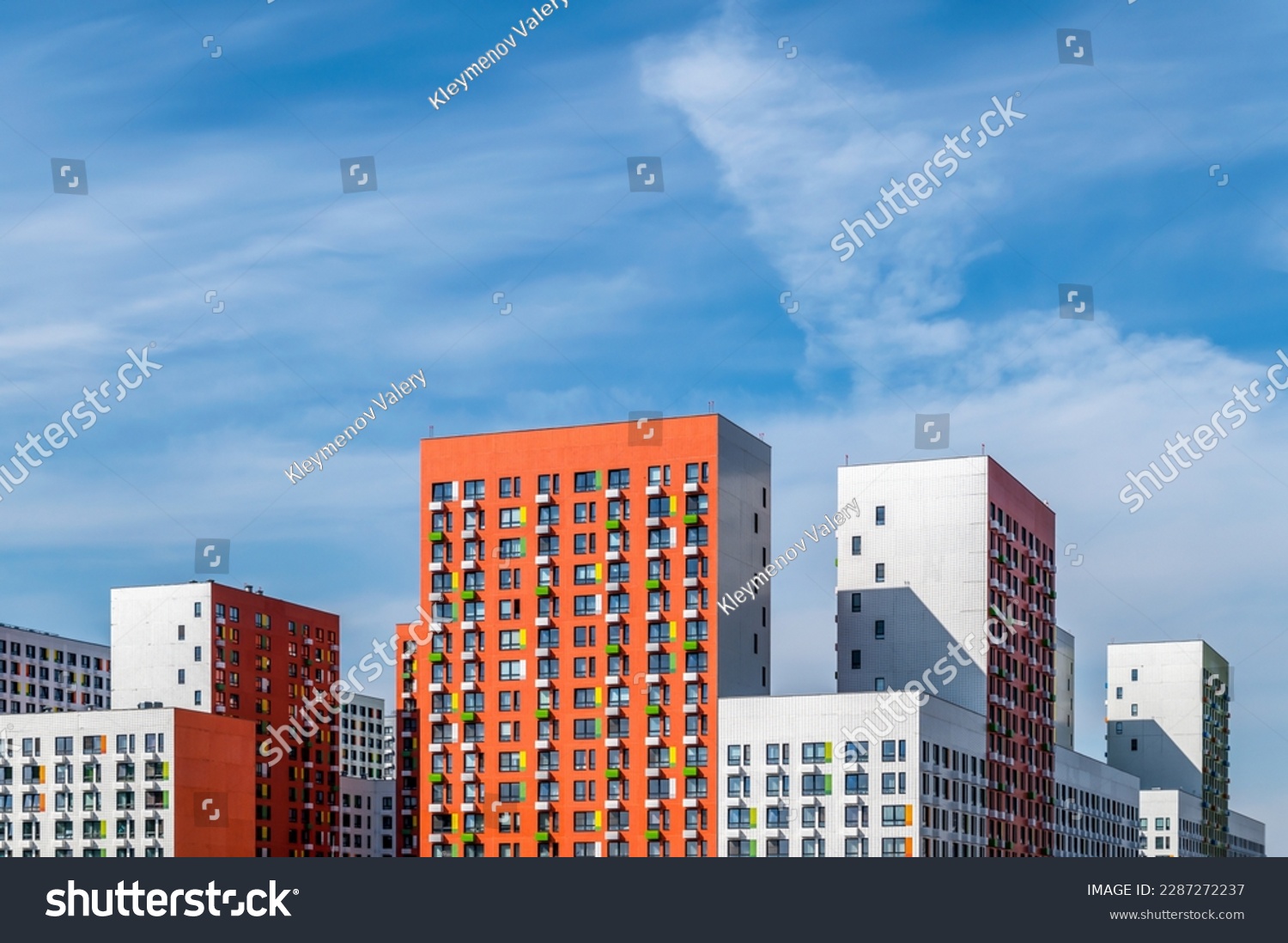 A new area with new multi-storey buildings #2287272237