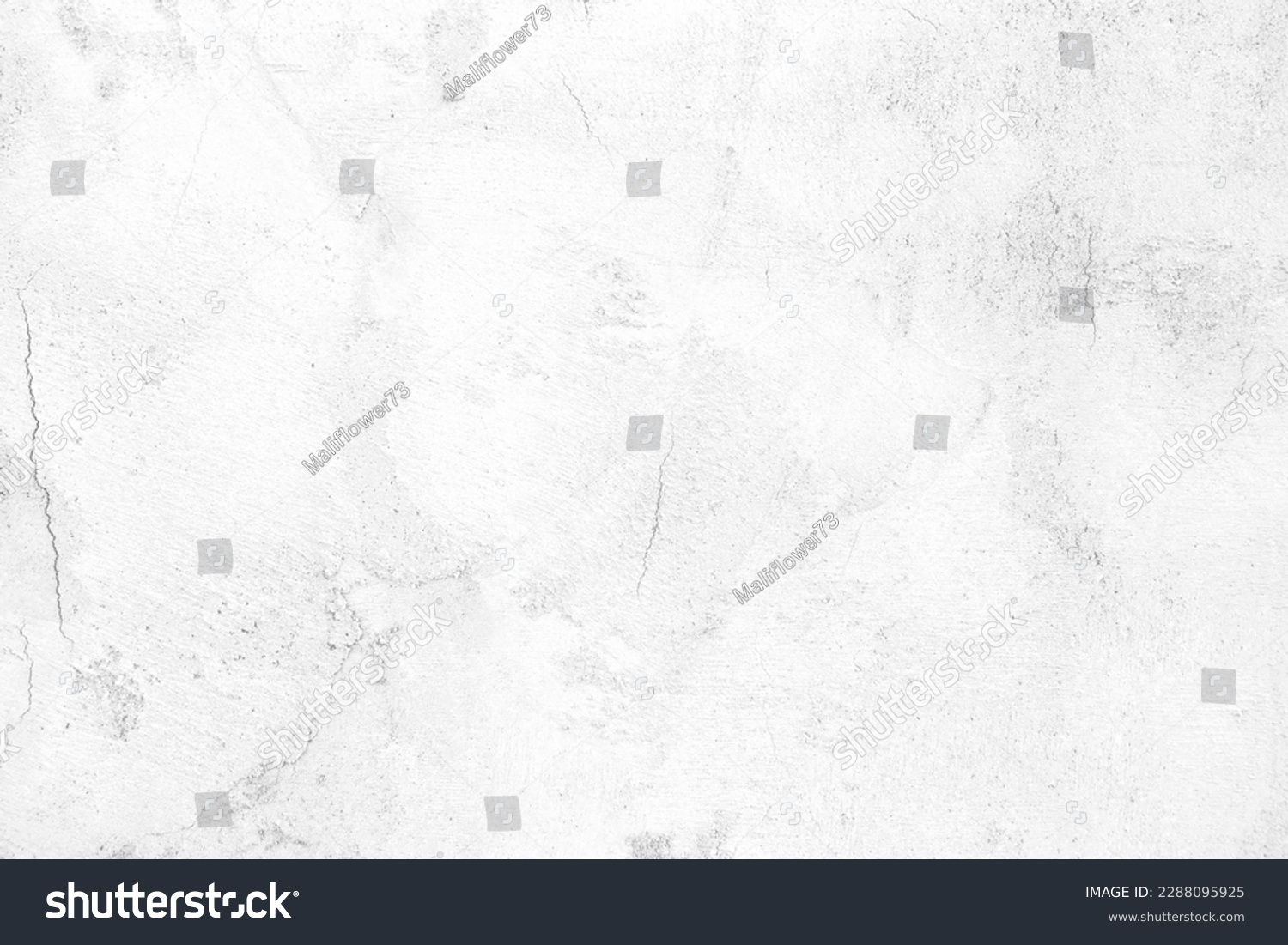 Dirty white paint concrete wall texture background.  Old rough and grunge texture wall.  Texture of cement wall.  #2288095925