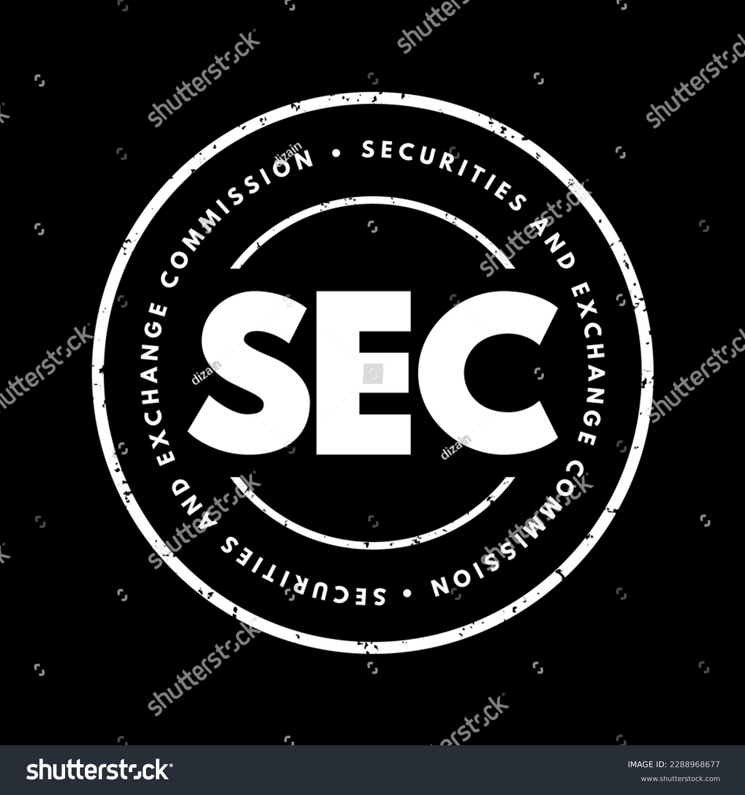 SEC - Securities and Exchange Commission acronym - Royalty Free Stock ...