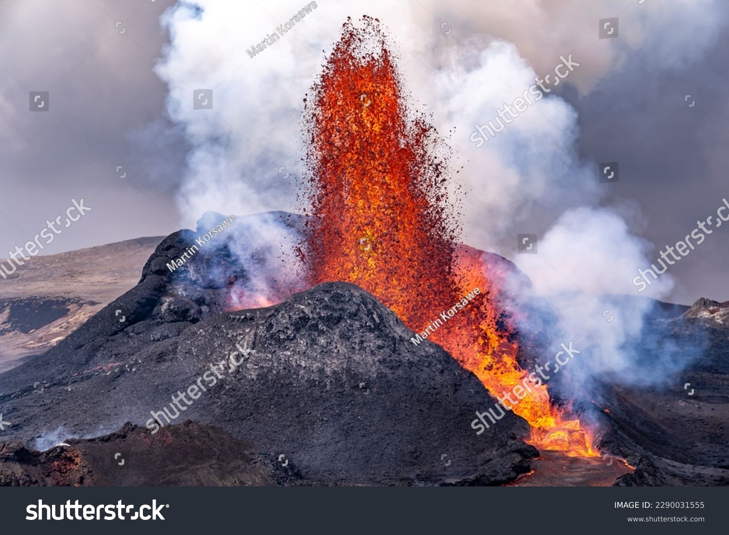Fagradalsfjall Volcanic Eruption 2021 Iceland #2290031555