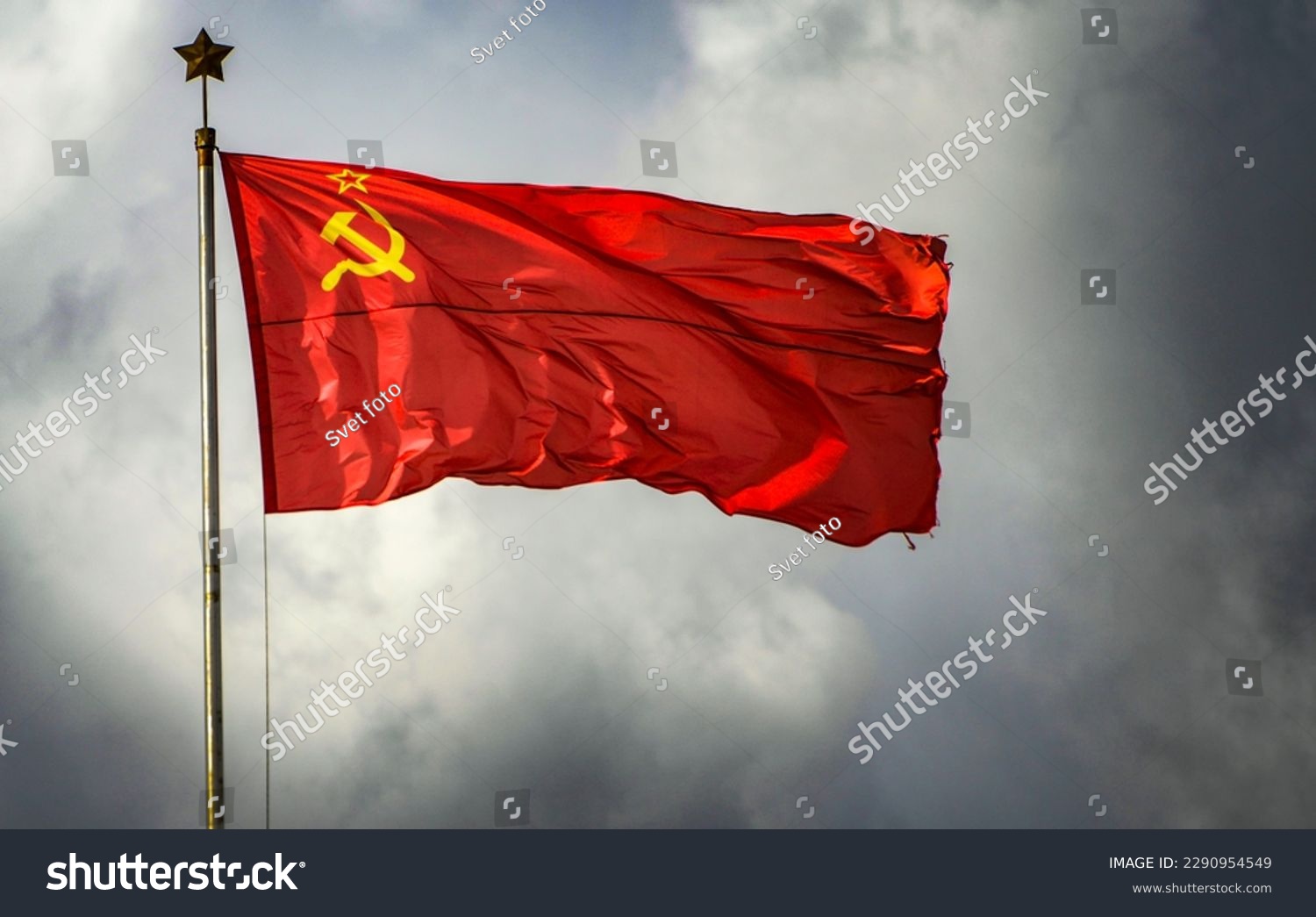  Flag of the Soviet Union. Russia is trying to restore the Soviet Union #2290954549