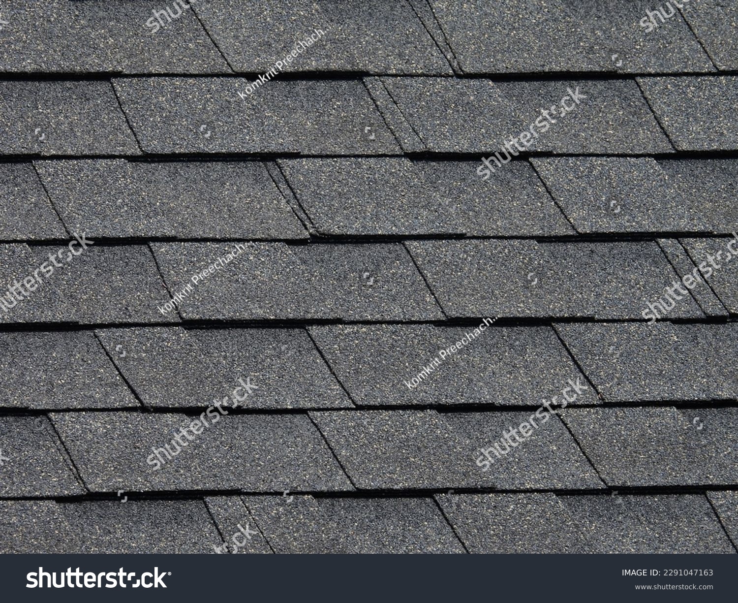 texture of asphalt shingle​ roof #2291047163
