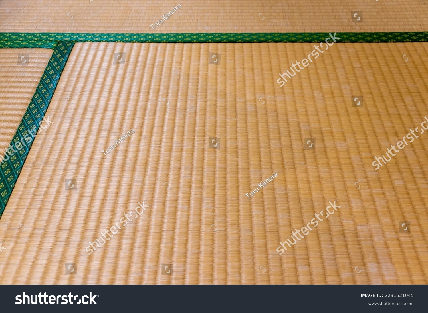 The texture of the surface of Japanese tatami mat #2291521045