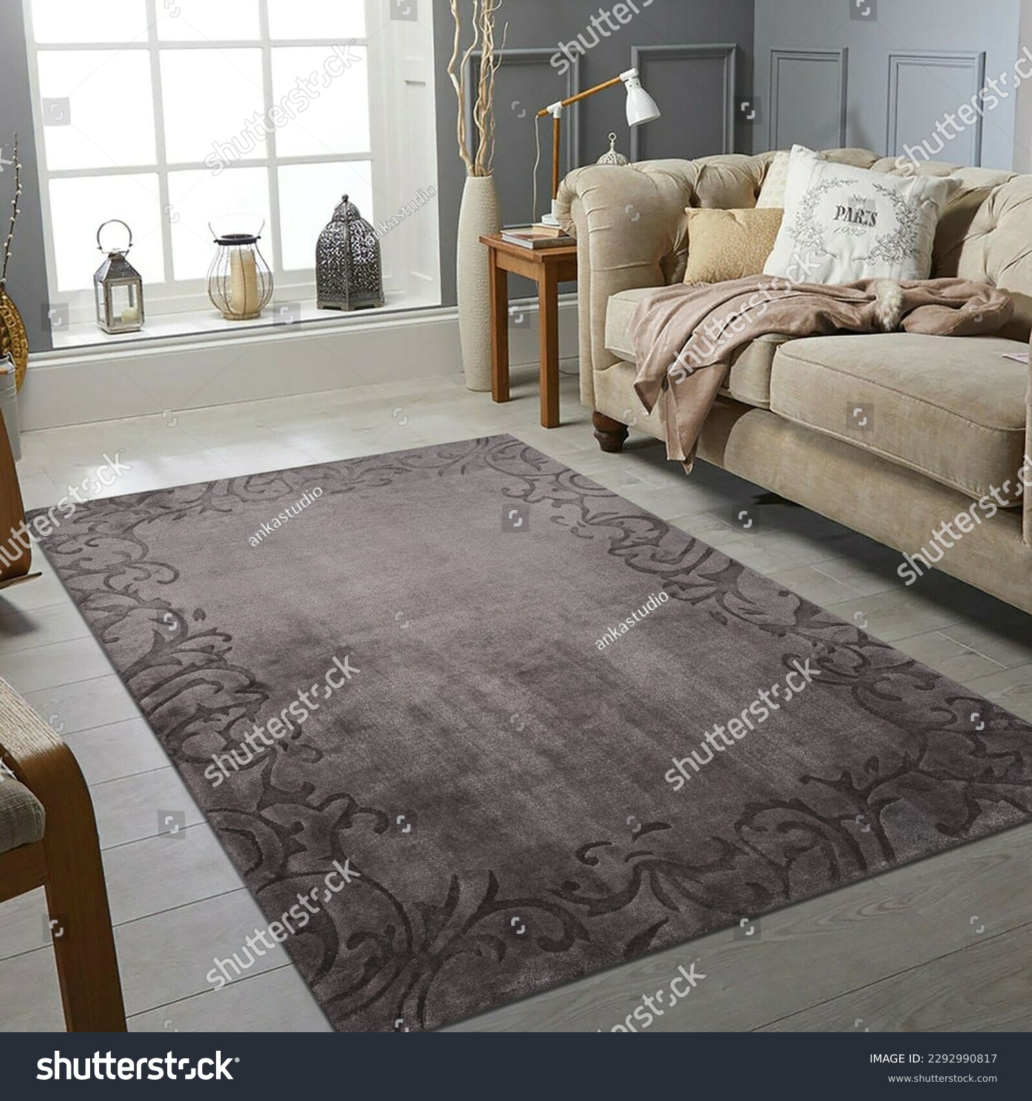 photo of room with carpet in it #2292990817