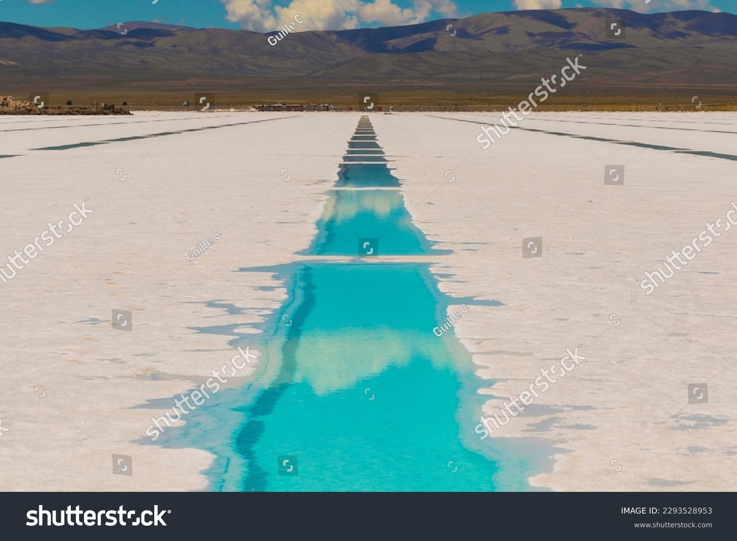 Pools for the extraction of lithium in Salinas Grandes, Jujuy, Argentina #2293528953