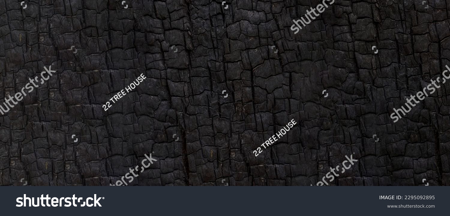 Burned wood texture. Black background, Details - Royalty Free Stock ...