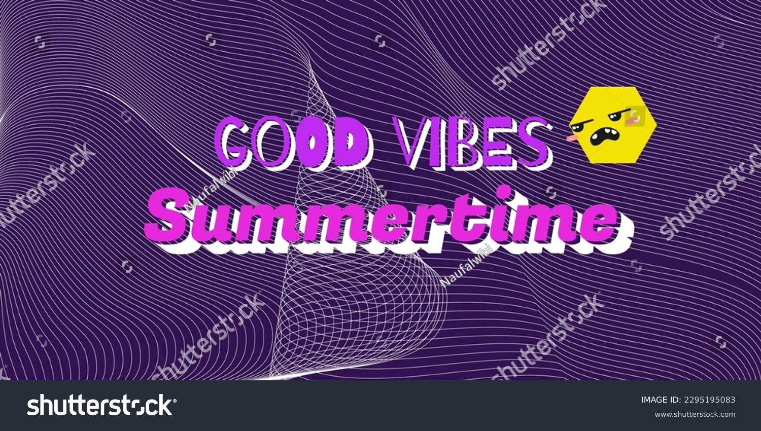 Summer Vibes A Sunny Vector Poster Design for - Royalty Free Stock ...