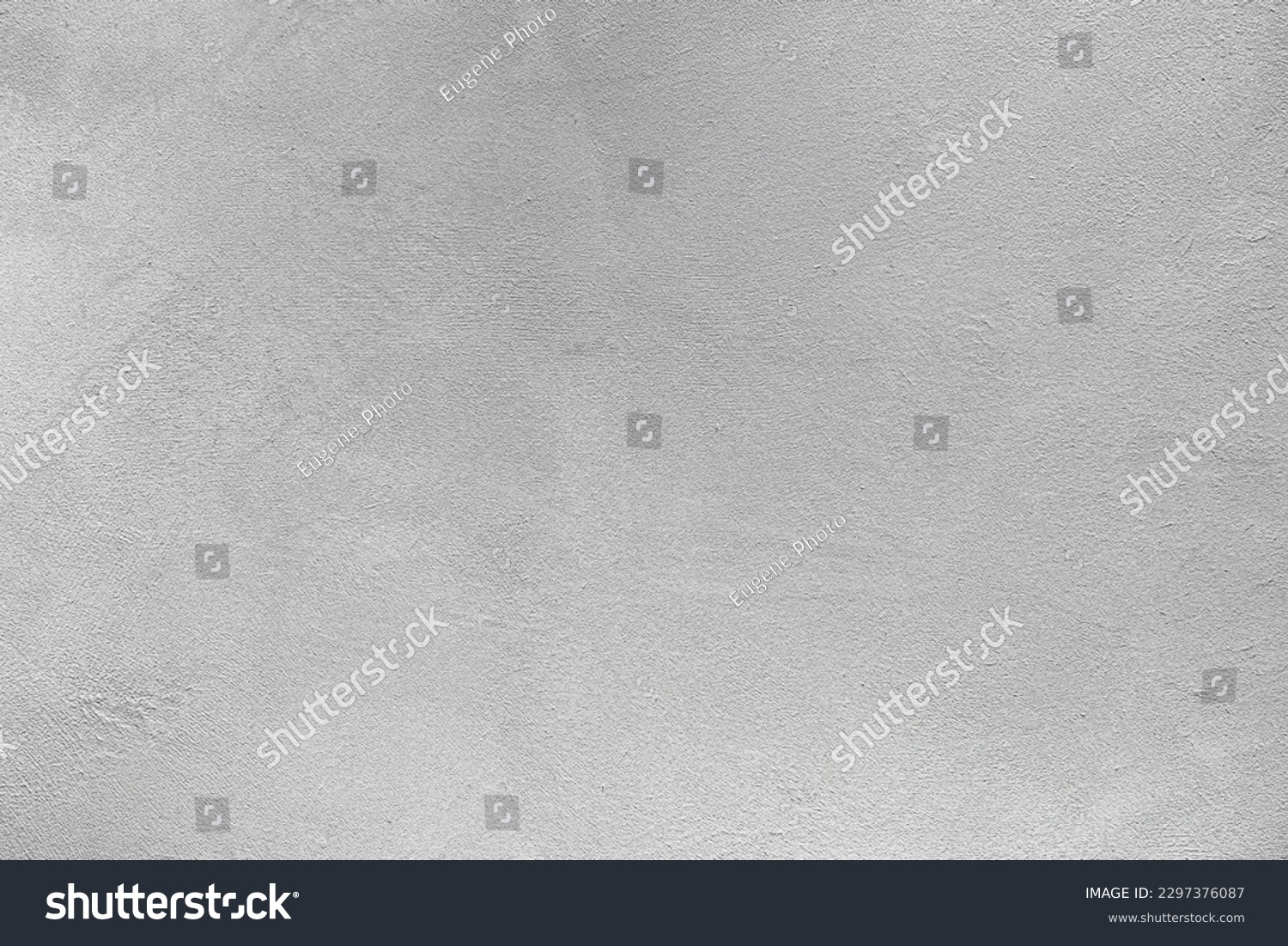 Texture of gray decorative plaster or concrete. Abstract grunge background for design. #2297376087