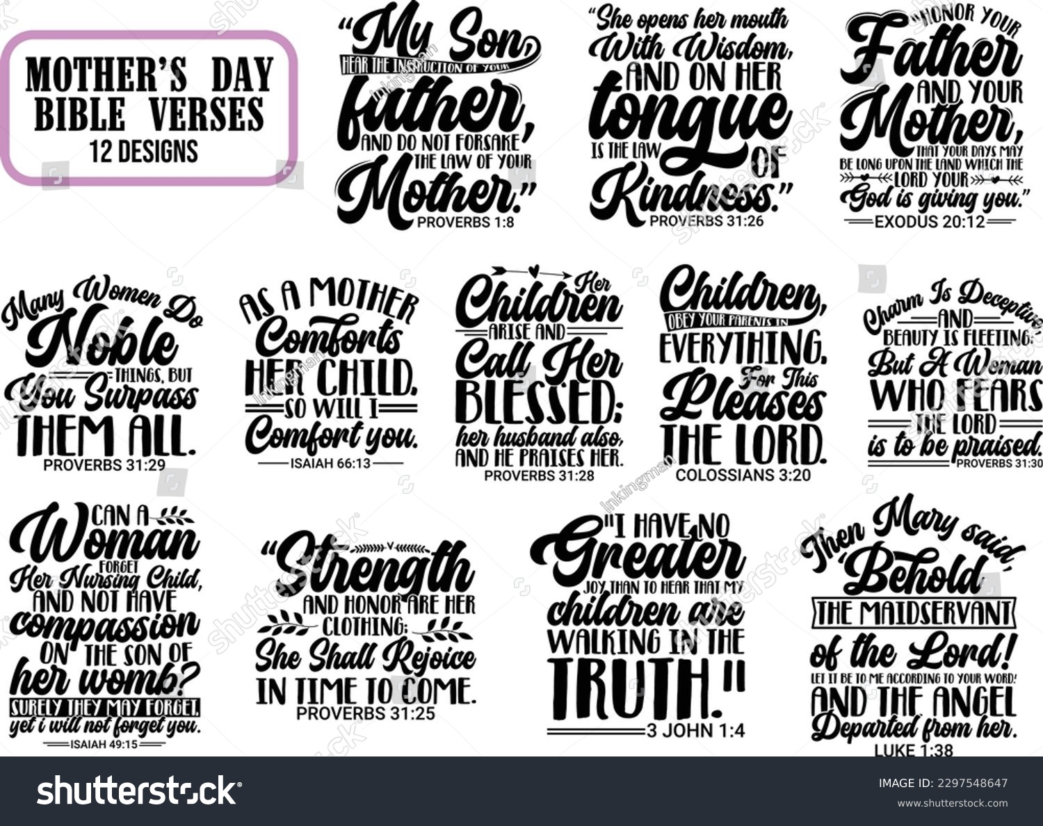 Mother's Day Bible Verse, mother quote, mom day, - Royalty Free Stock ...