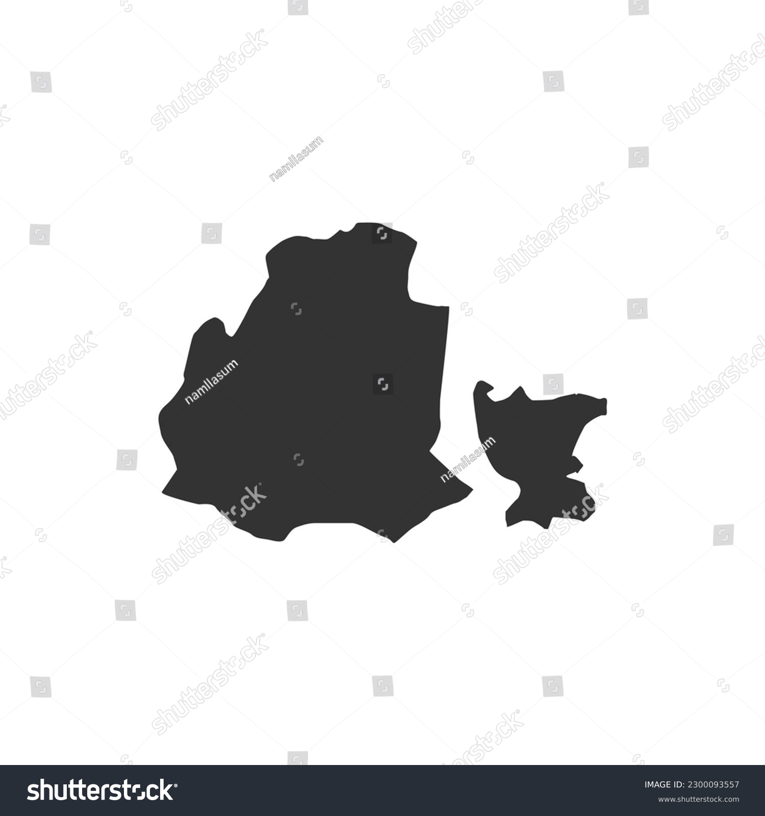 Map of Obwalden canton. Silhouette map of - Royalty Free Stock Vector ...