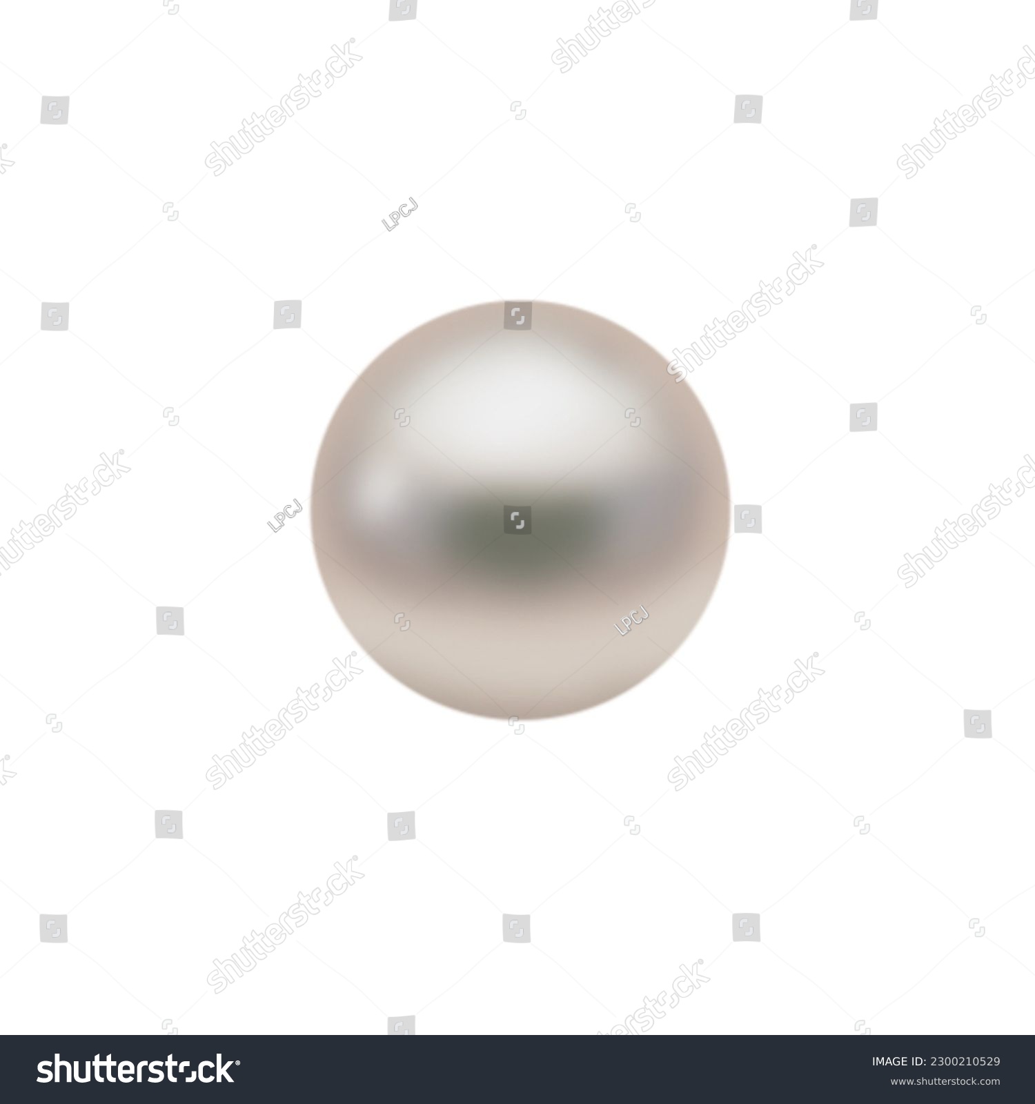 A pearl isolated on the background #2300210529