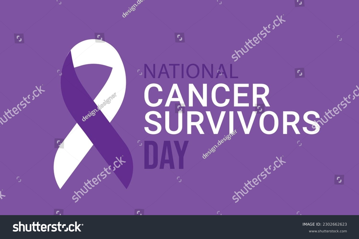 National Cancer survivors day. background, - Royalty Free Stock Vector ...