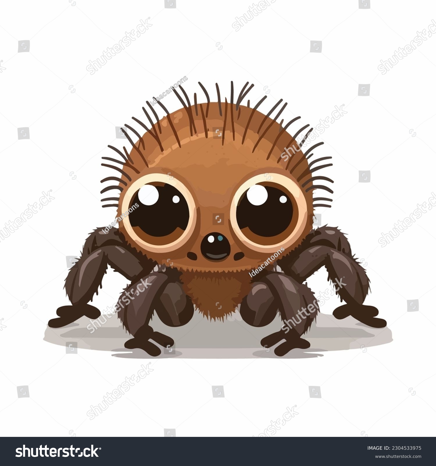 vector cute tarantula cartoon style - Royalty Free Stock Vector ...