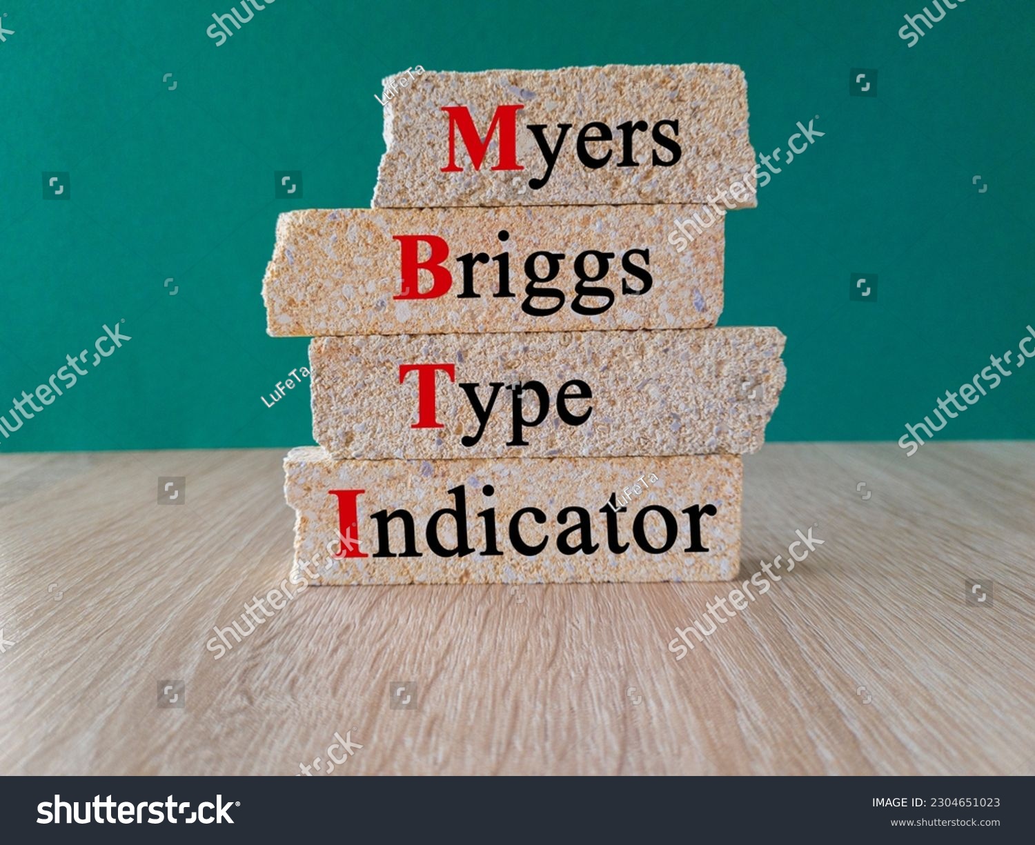 Mbti Myers Briggs Type Indicator Symbol Concept Royalty Free Stock