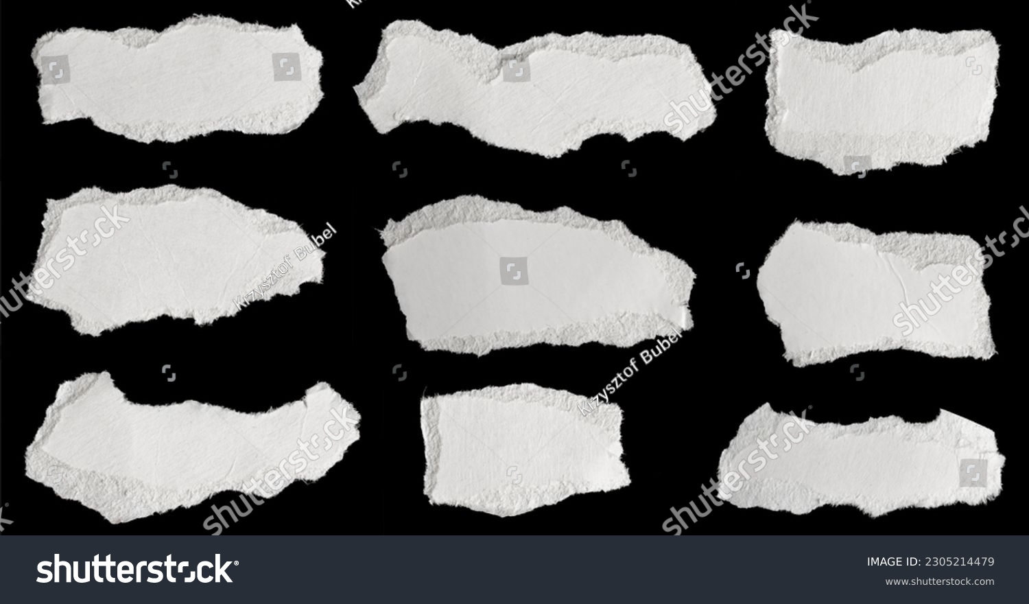 a white piece of paper on a black isolated background #2305214479
