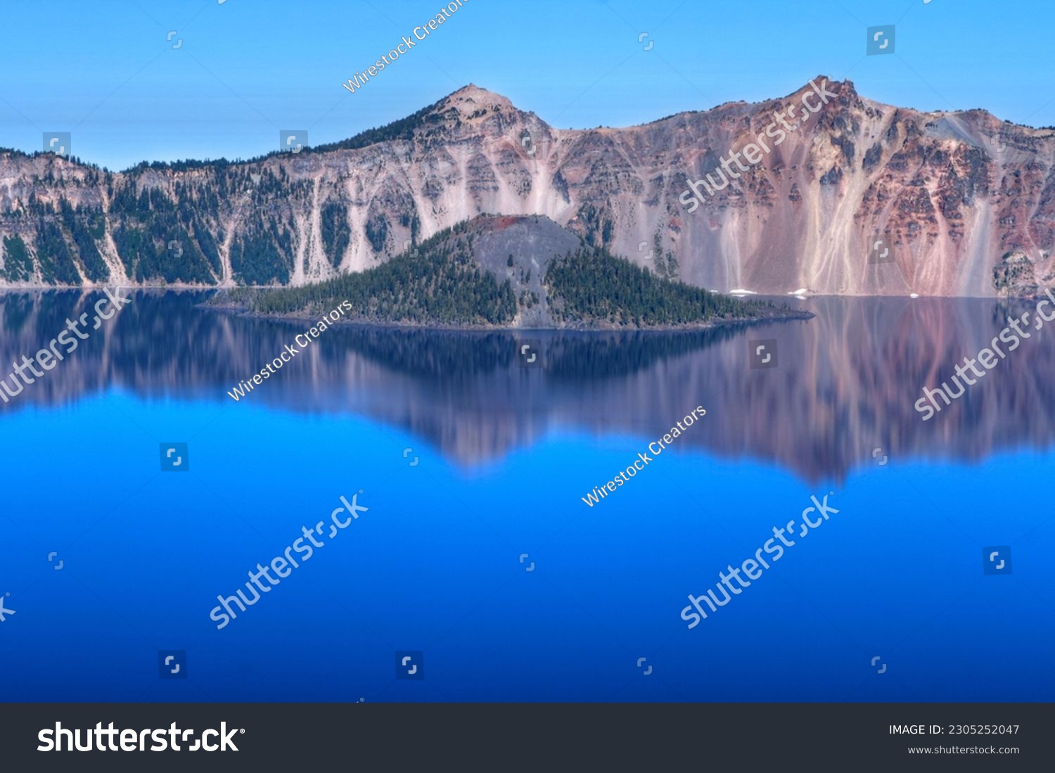 The Wizard Island and Crater lake Oregon #2305252047
