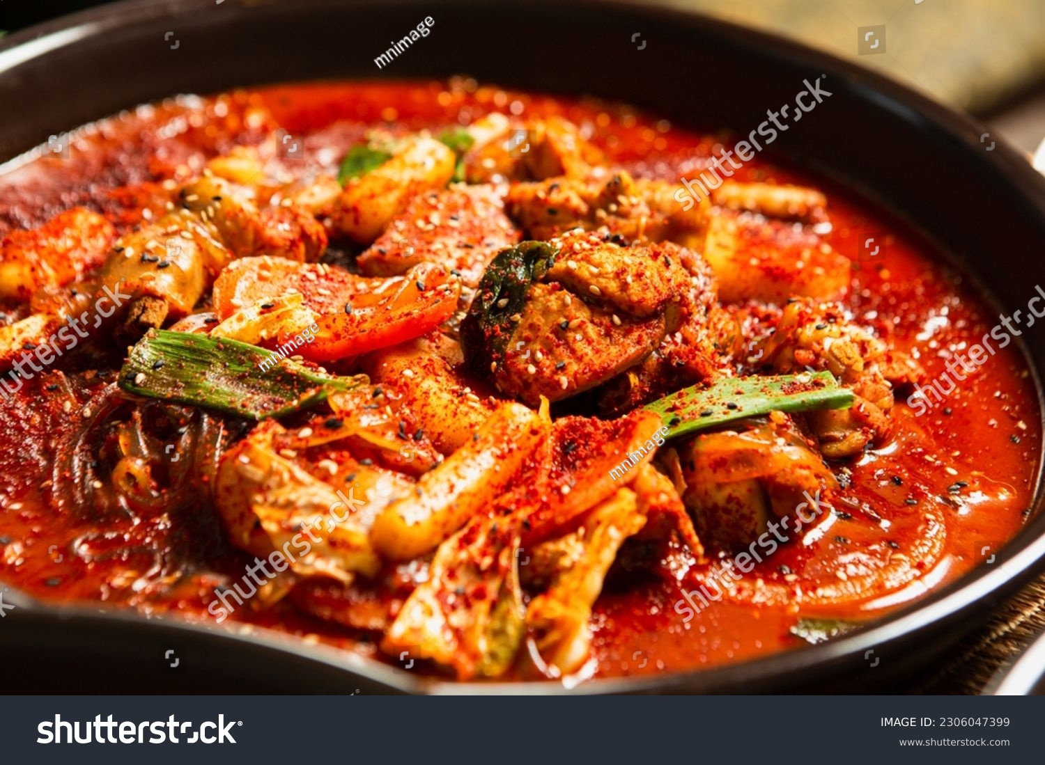 Braised Spicy Chicken, Chicken Stew,dak doritang #2306047399