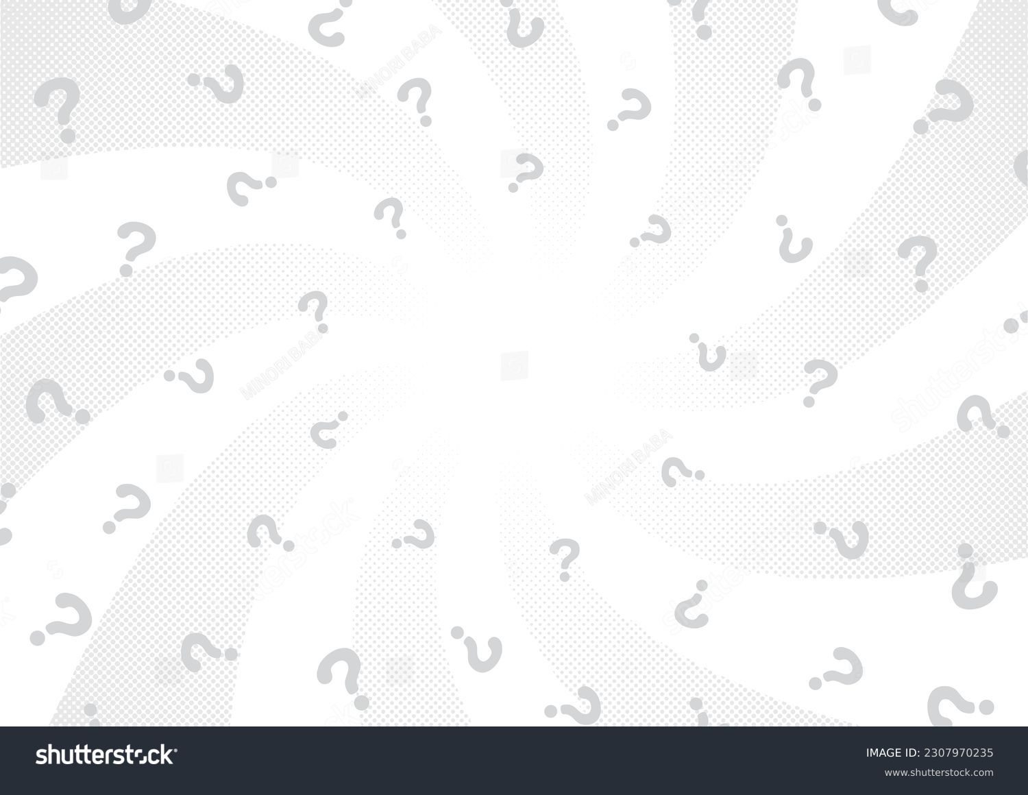 Question mark background, illustration of question or curiosity image #2307970235