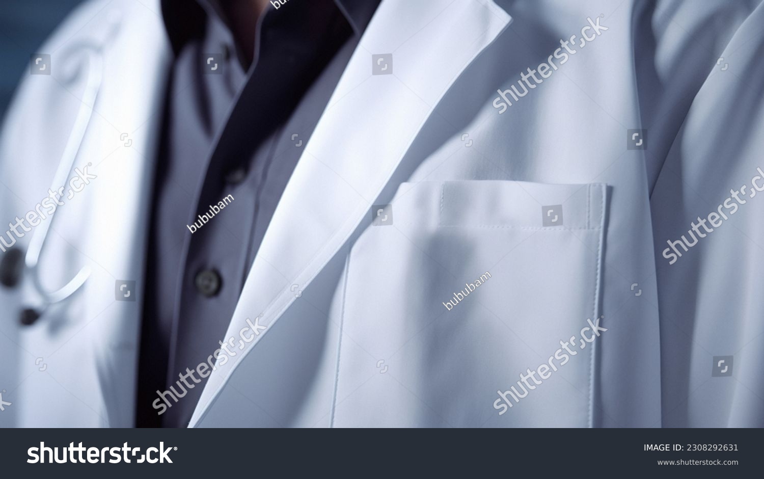 close up lab coat doctor coat pharmacy medical white coat #2308292631