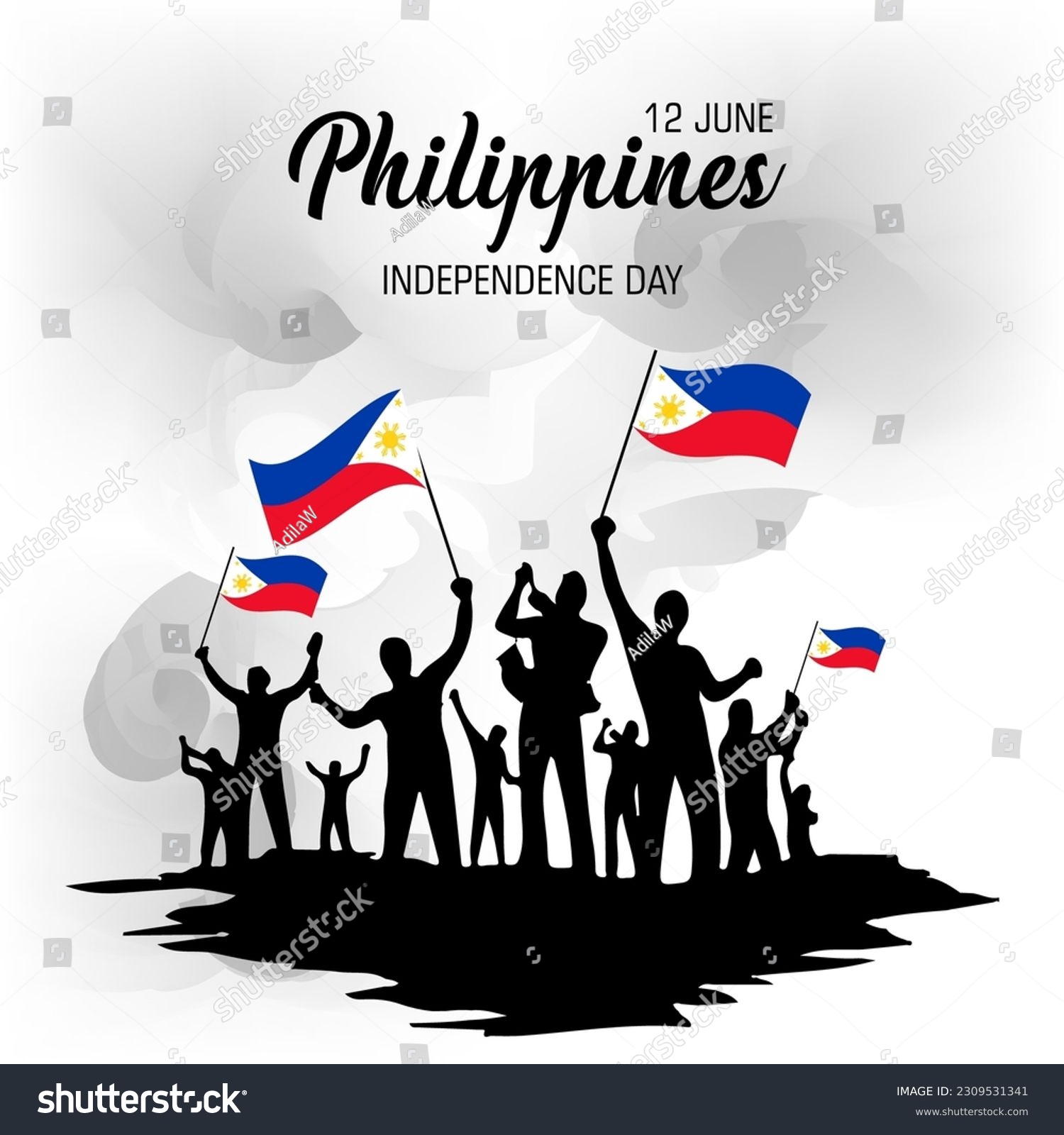 Filipino Araw Ng Kalayaan Translate Philippine Royalty Free Stock Vector 2309531341 9216