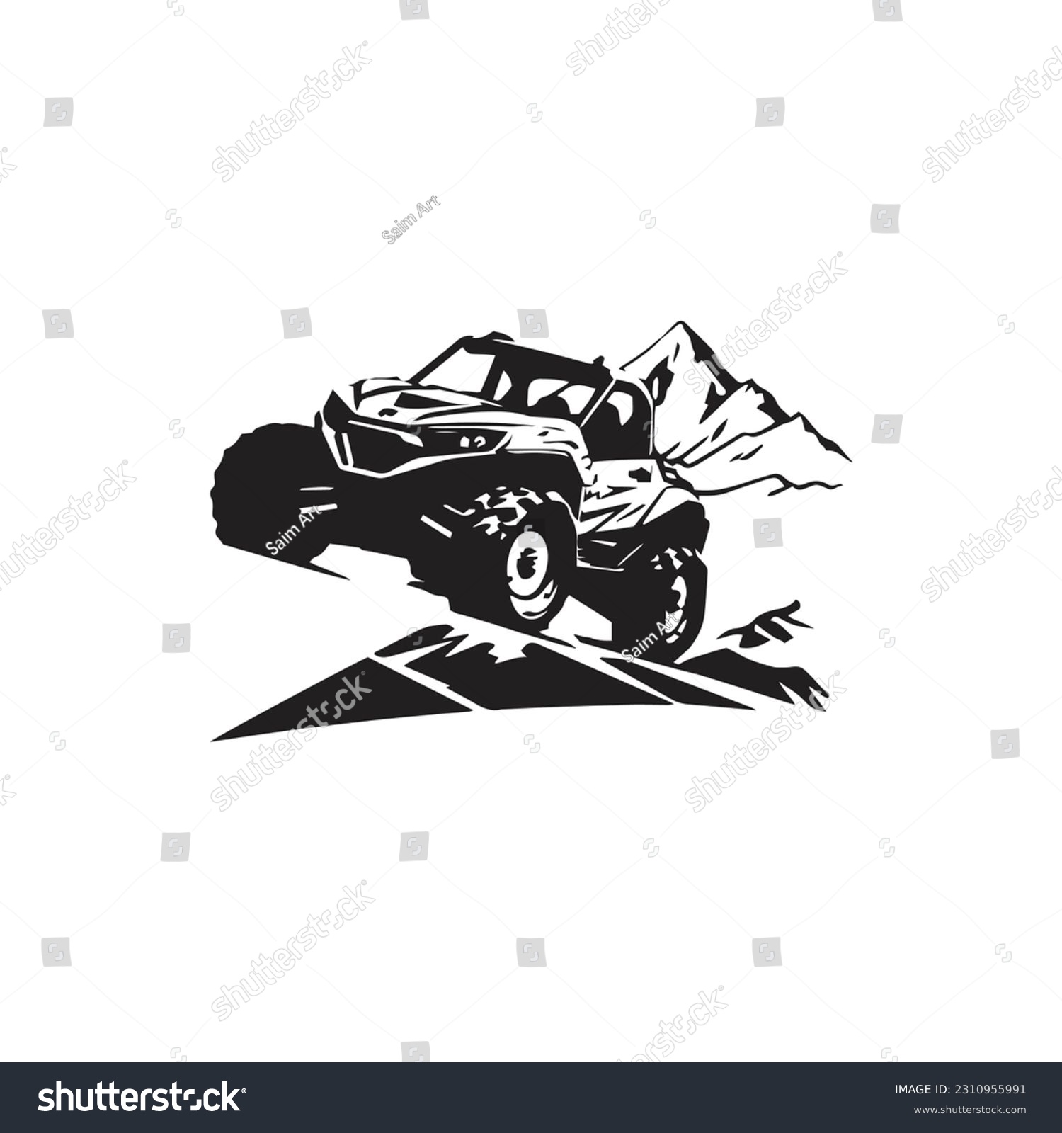 off road buggy Car and off road jeep logo - Royalty Free Stock Vector ...