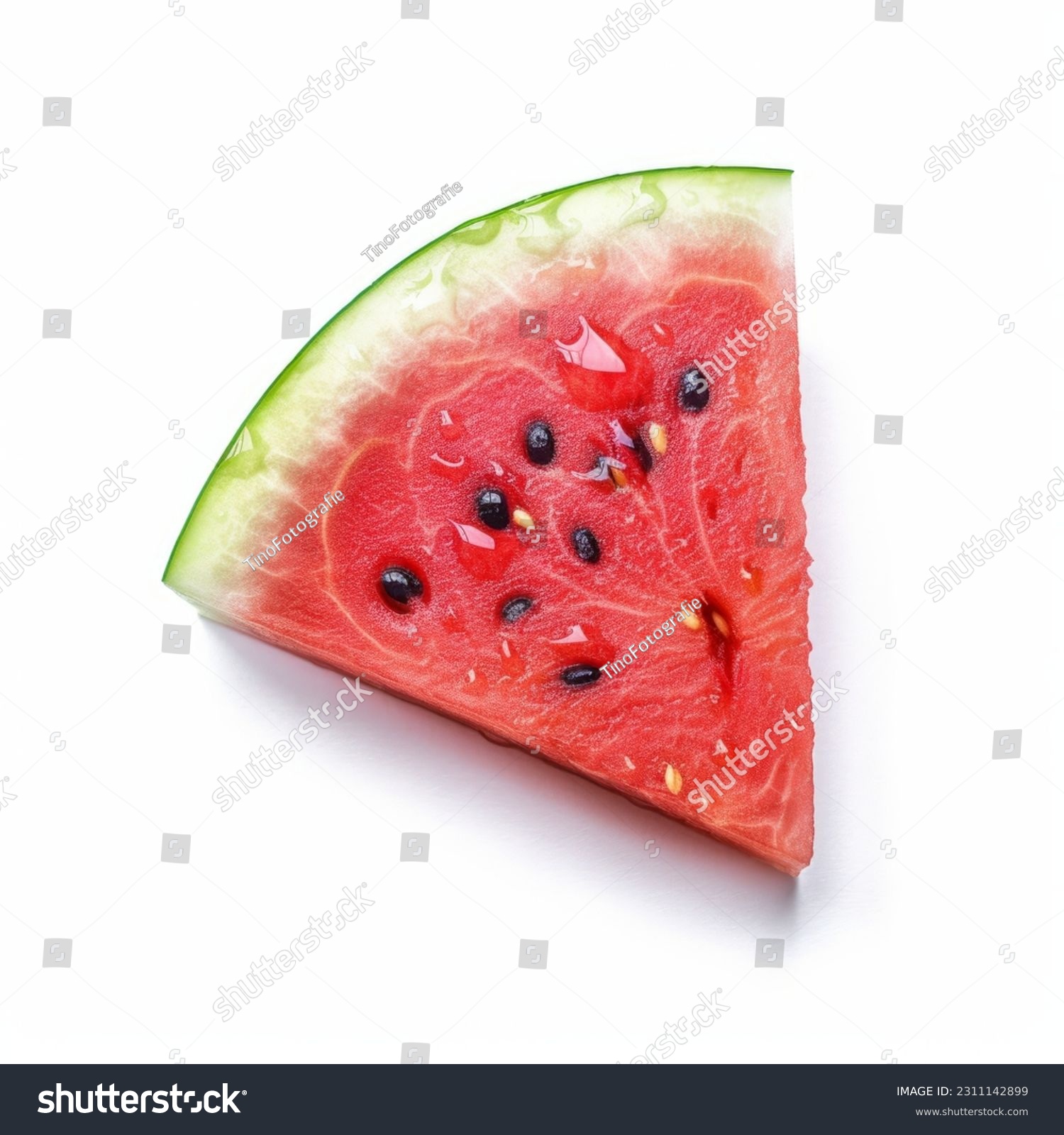 watermelon on white background. High quality photo #2311142899