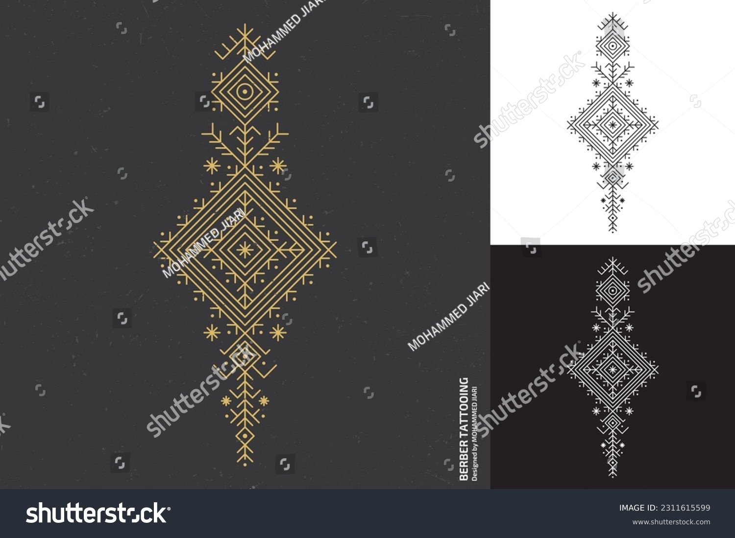 Amazigh Berber Symbol Tifinagh Symbol Berber Royalty Free Stock