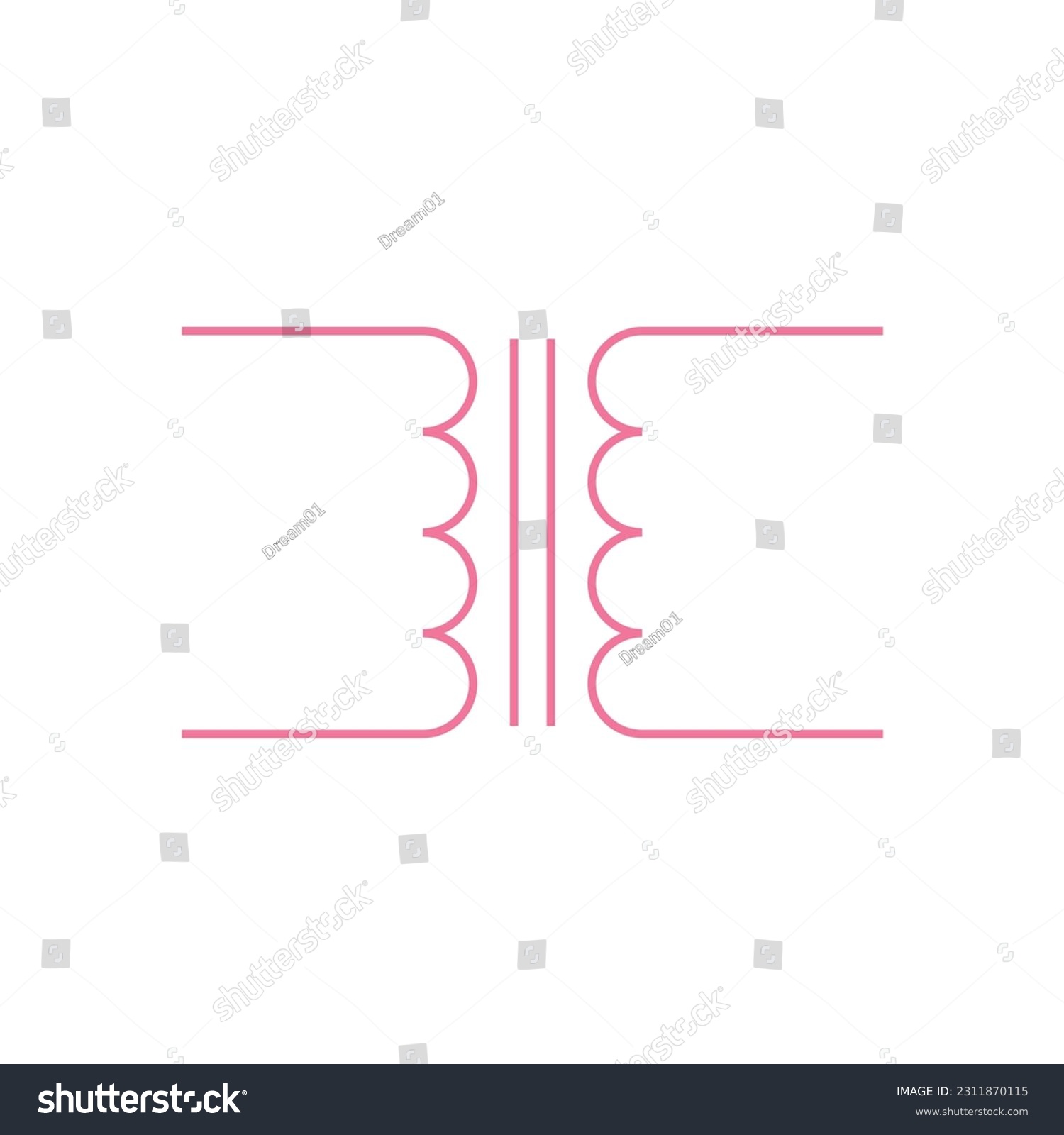 Iron Core Transformer Symbol Physics Resources Royalty Free Stock Vector 2311870115 4359