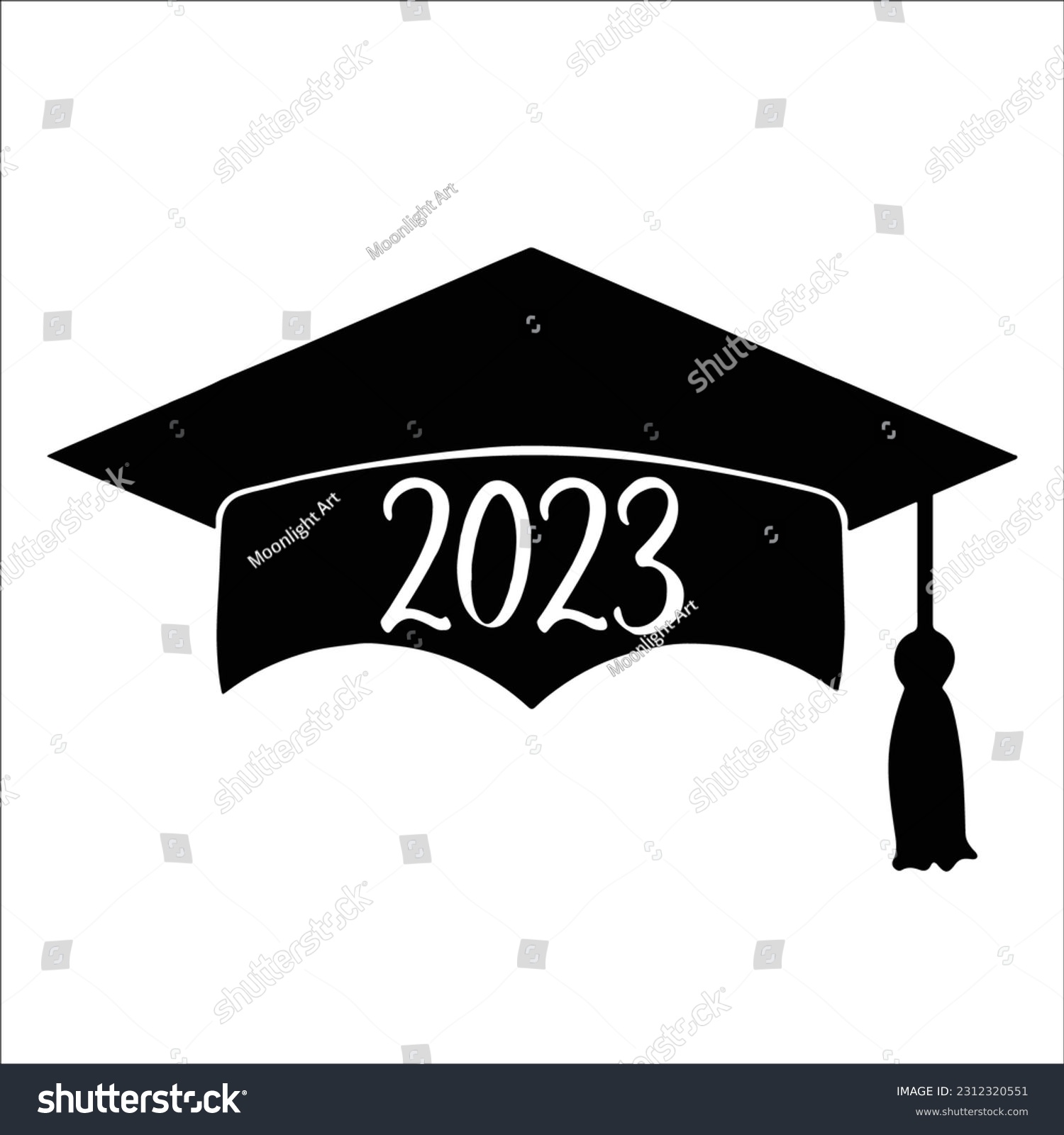 Graduation Cap 2023 SVG, Graduation Cap SVG, - Royalty Free Stock ...